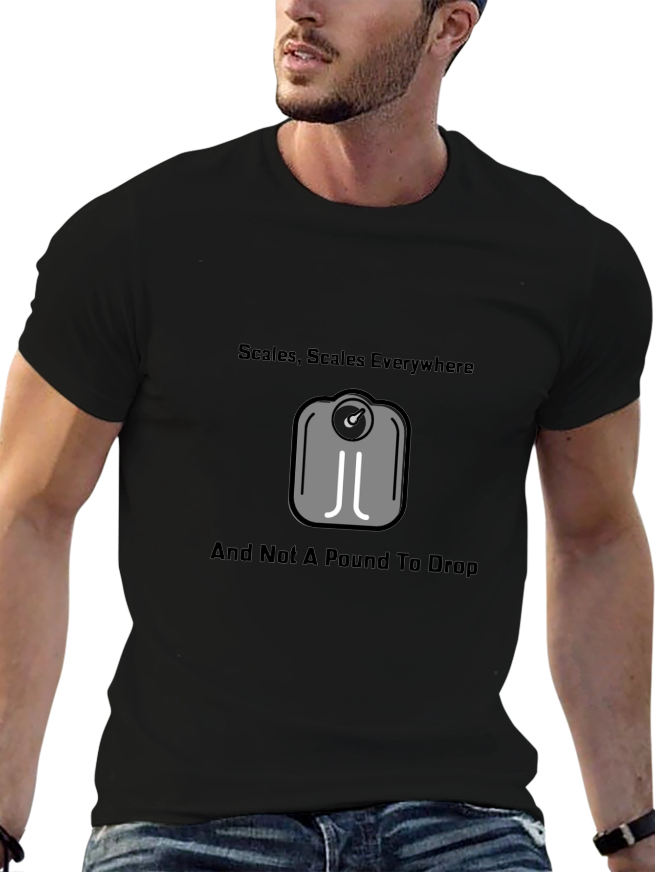 Scales Everywhere Funny Graphic T-Shirt