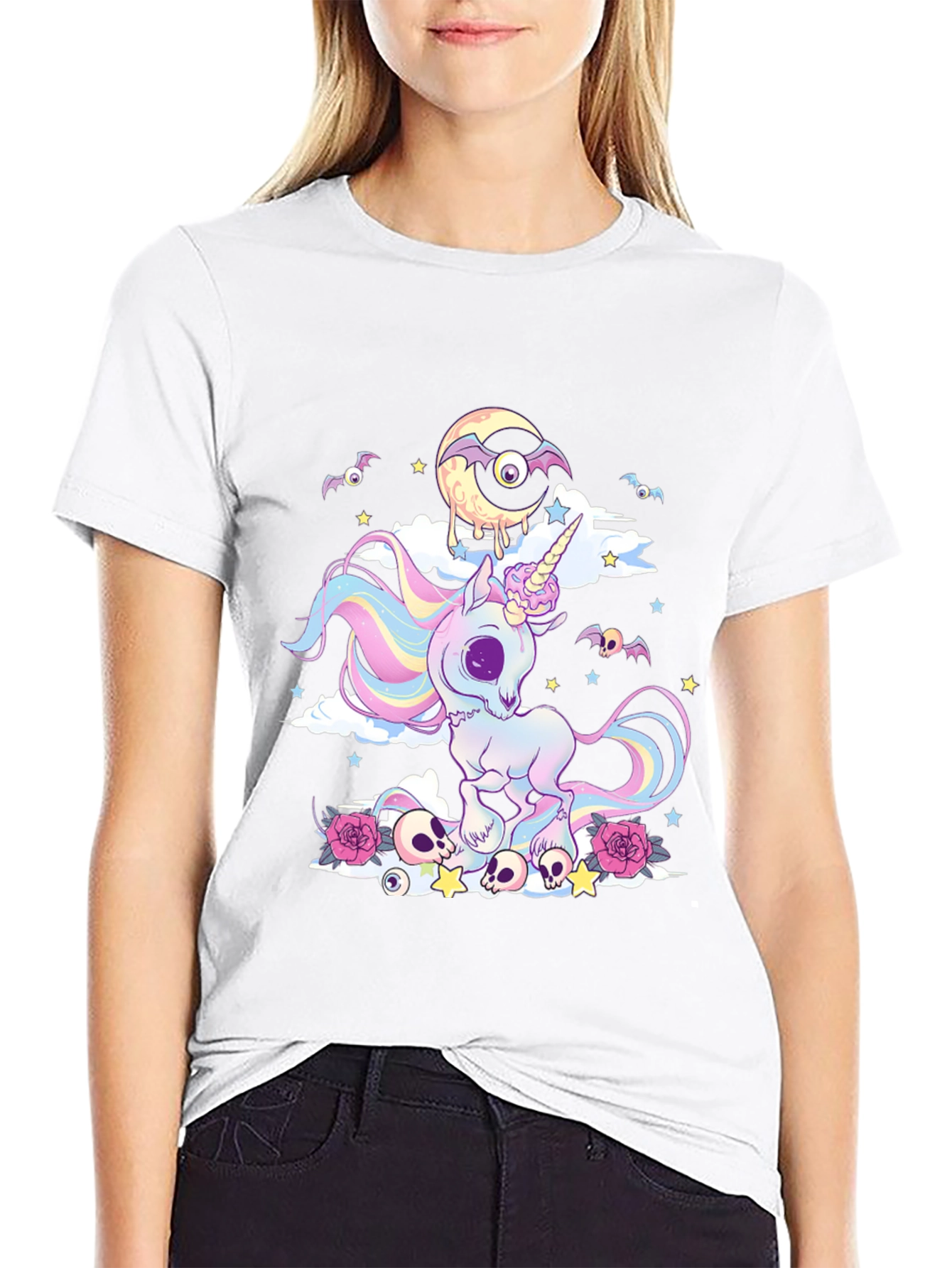 Gothic Pastel Unicorn T-Shirt