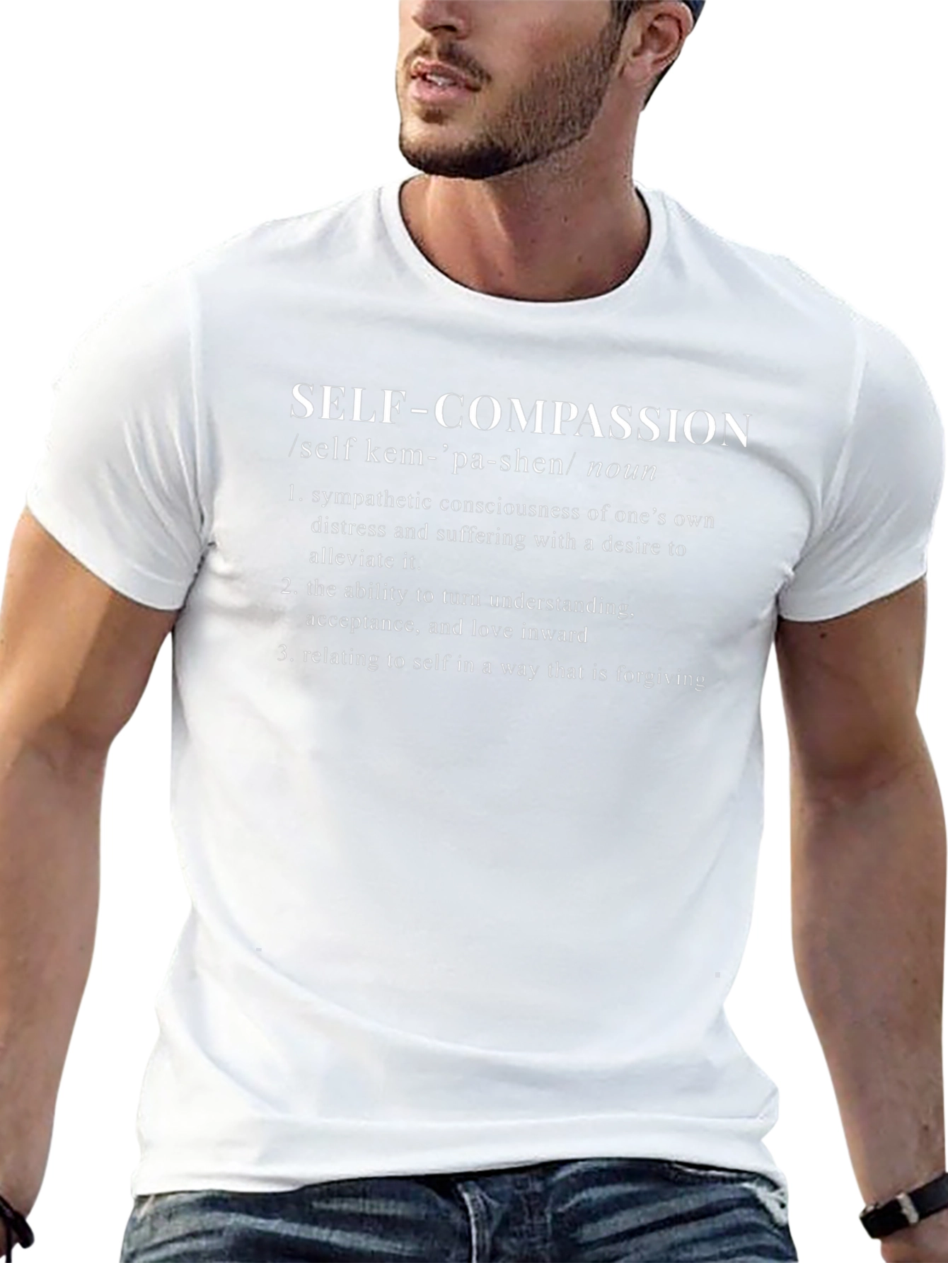 Self-Compassion Definition Graphic T-Shirt