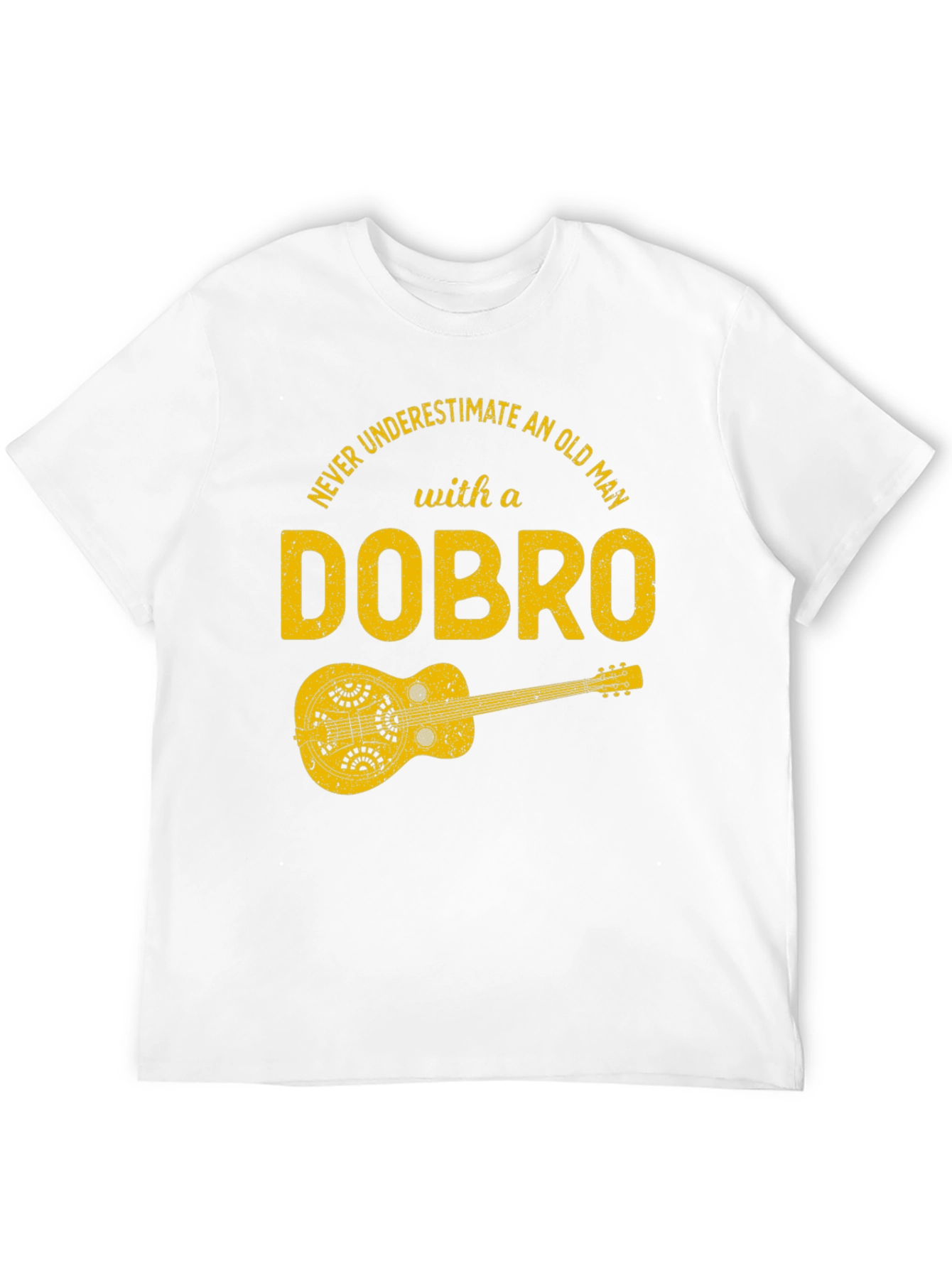 Dobro Old Man T-Shirt - Musicians Humor Tee