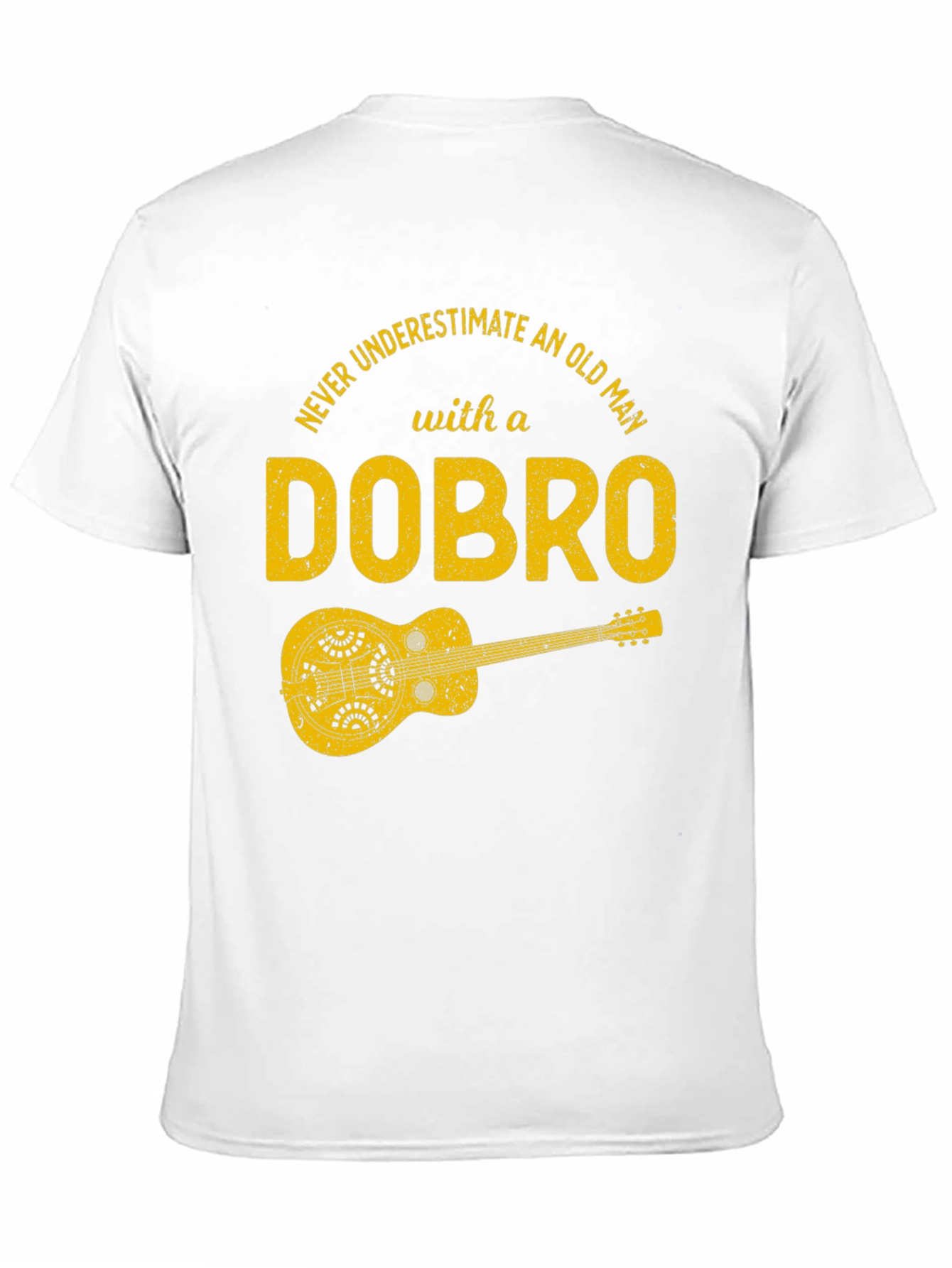 Dobro Old Man T-Shirt - Musicians Humor Tee