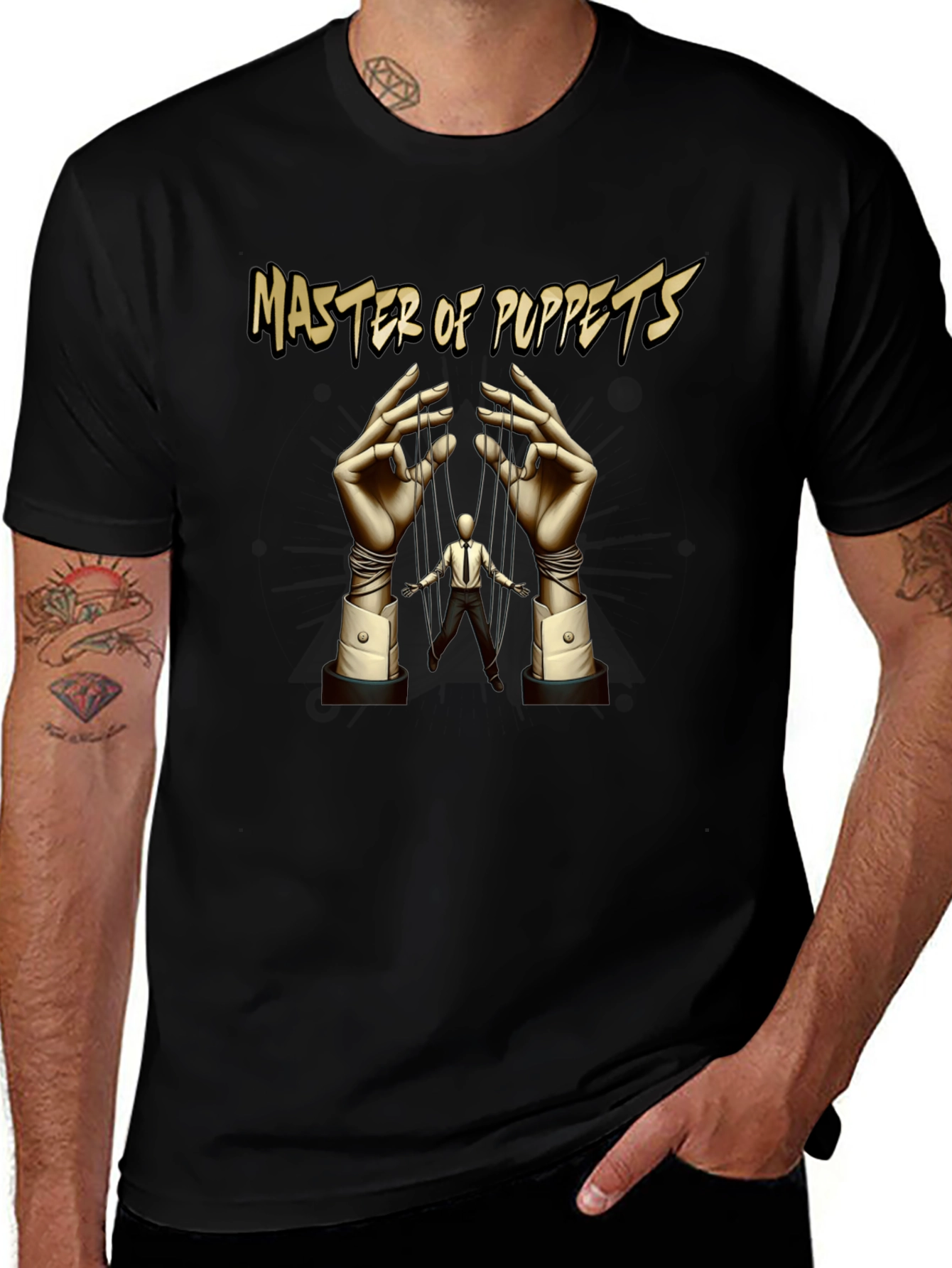 Master of Puppets Graphic T-Shirt - Black