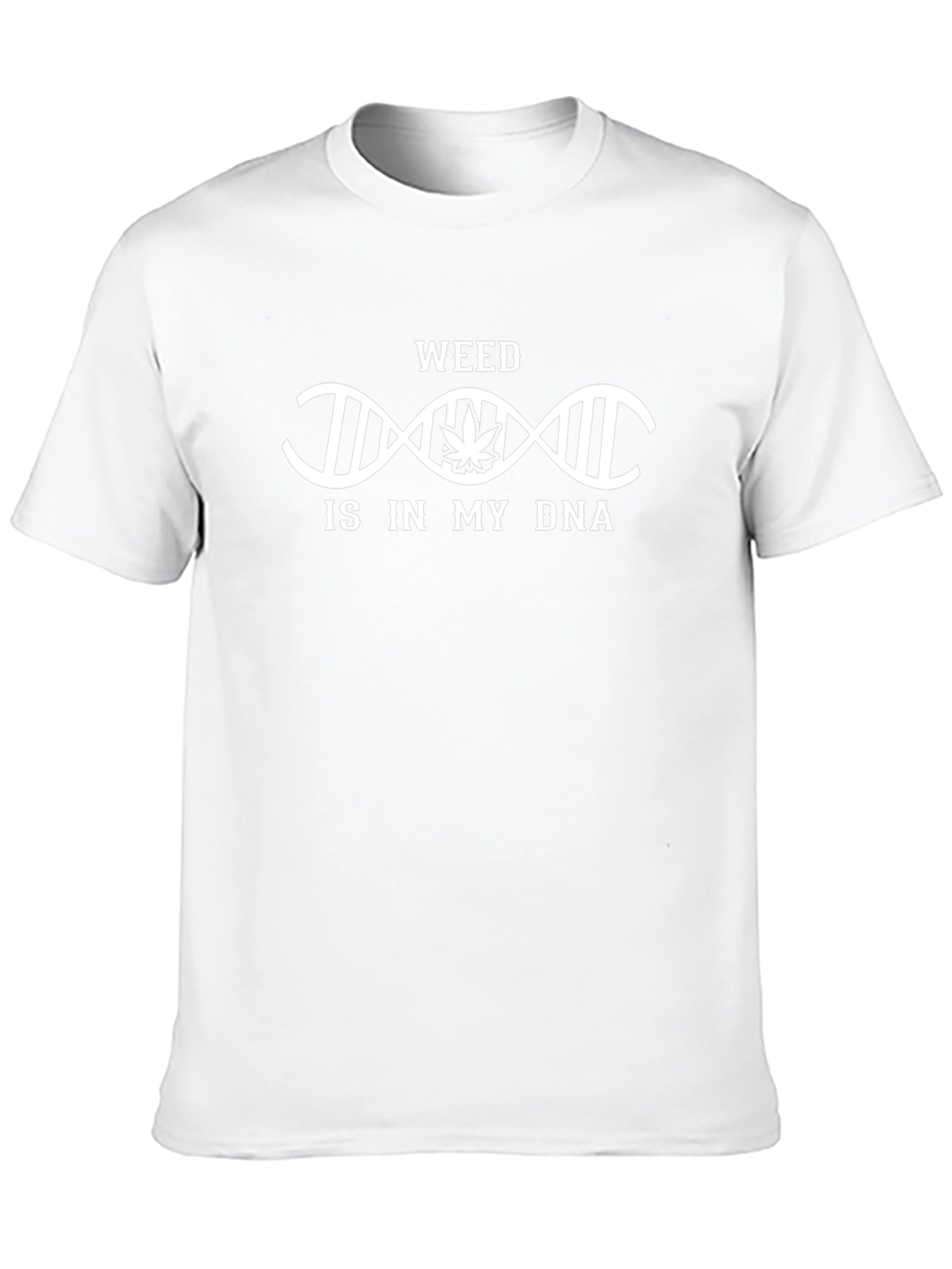 Weed DNA Black T-Shirt - Funny Stoner Tee