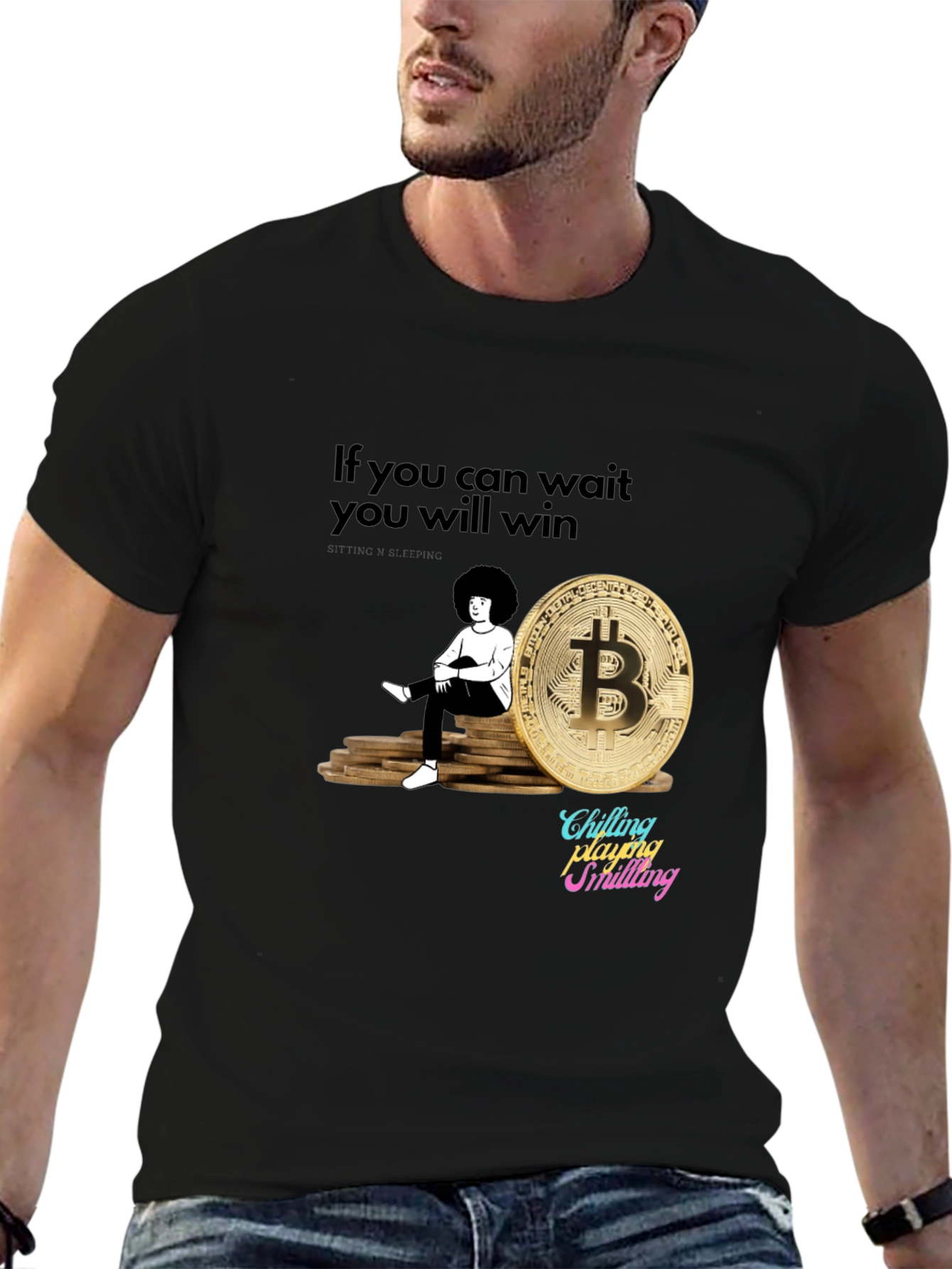 Bitcoin Investment Waiting Game T-Shirt