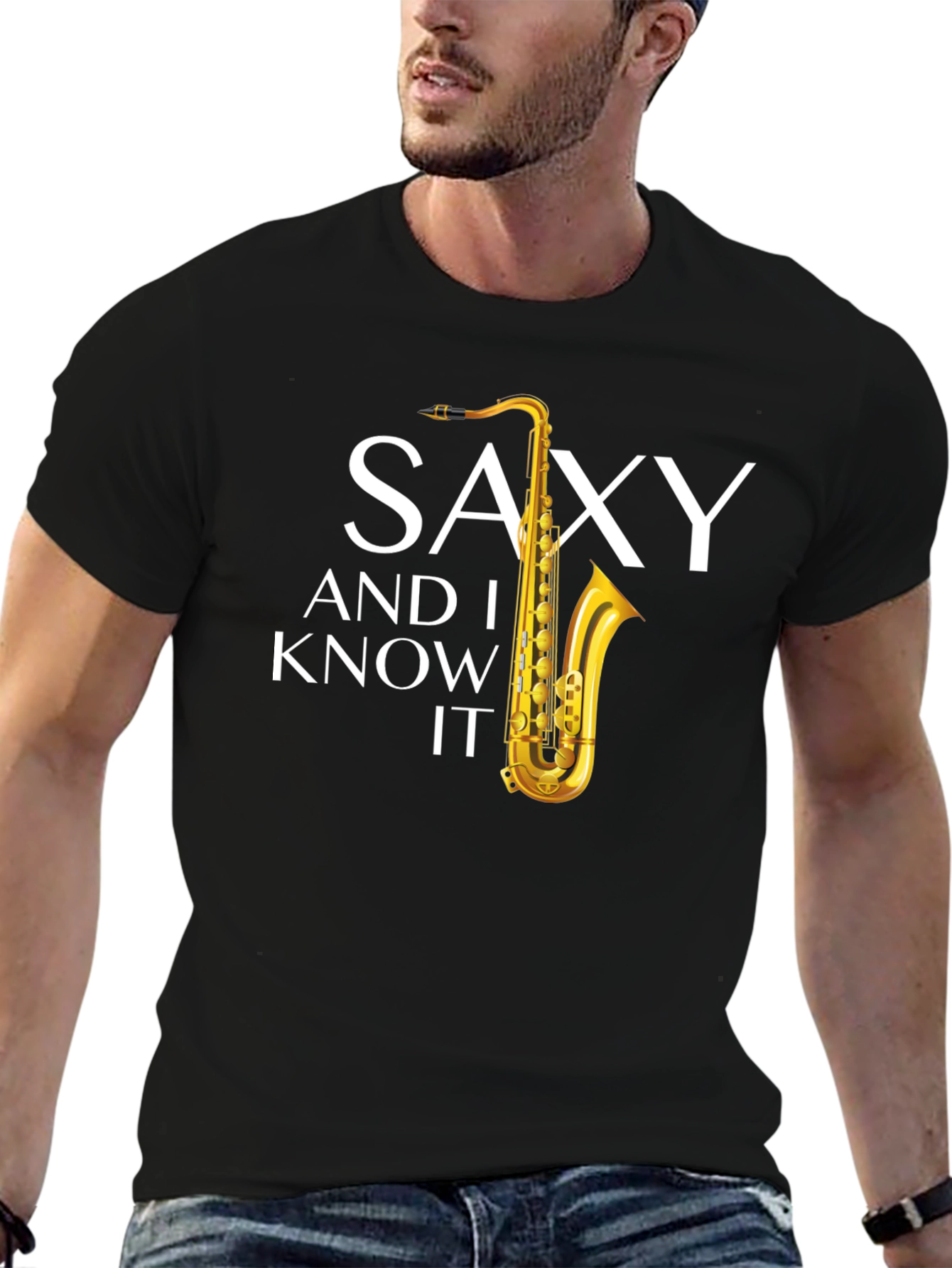 Saxy and I Know It Graphic Tee