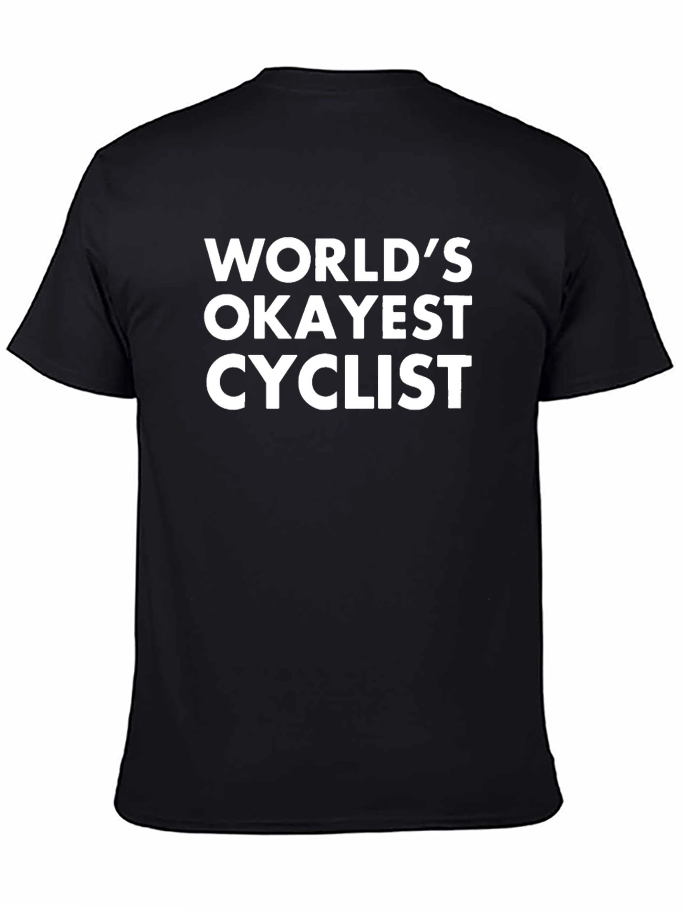 Worlds Okayest Cyclist Graphic Tee