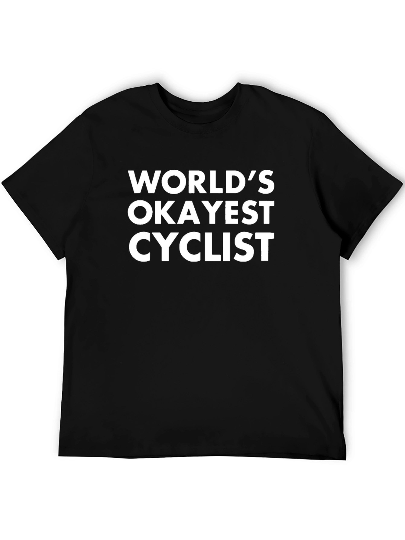 Worlds Okayest Cyclist Graphic Tee