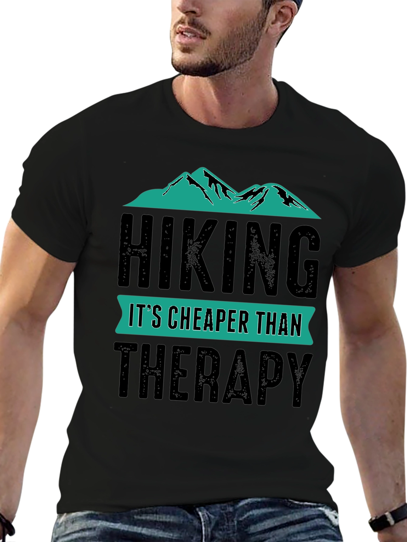 Hiking Cheaper Than Therapy T-Shirt