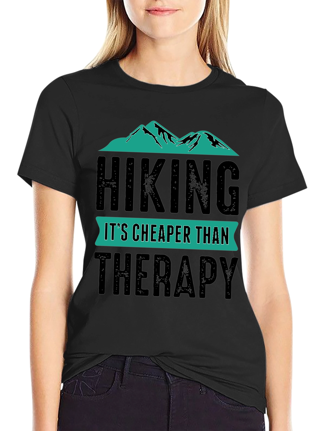 Hiking Cheaper Than Therapy T-Shirt