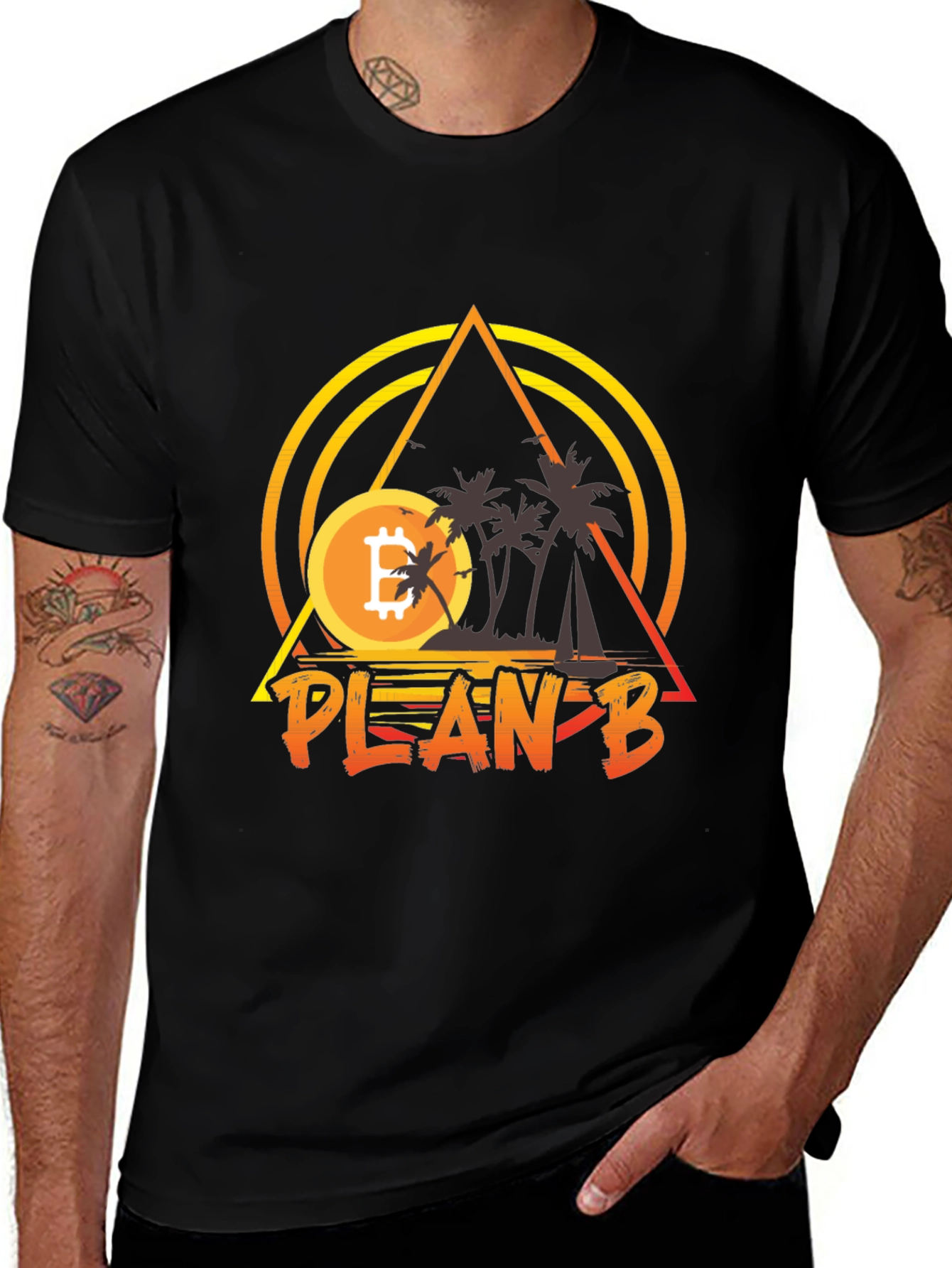 Bitcoin Plan B Graphic Tee - Crypto T-Shirt