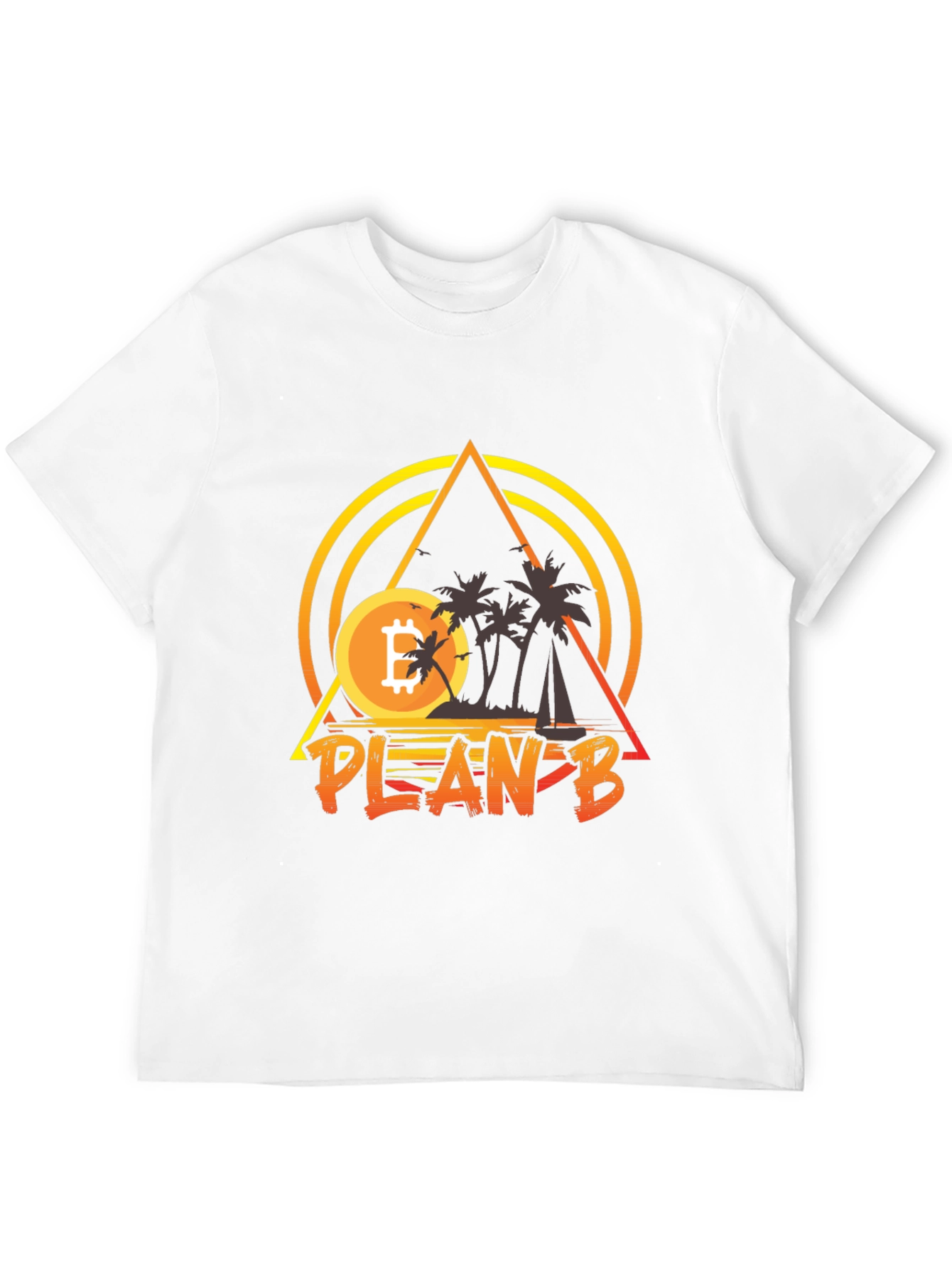Bitcoin Plan B Graphic Tee - Crypto T-Shirt