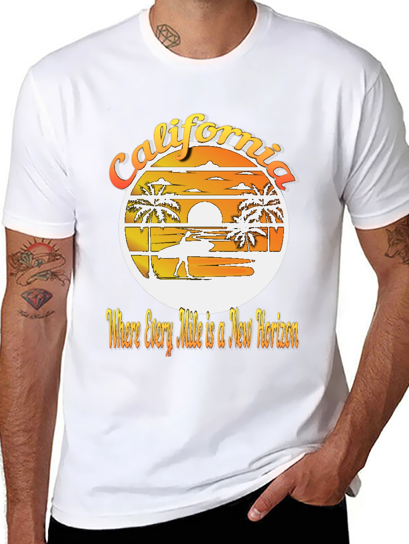 California Horizon Graphic Tee