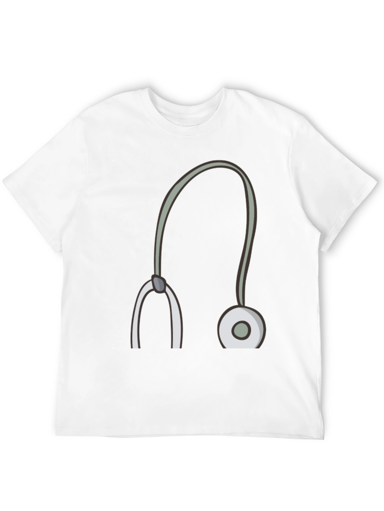 Stethoscope Graphic Tee - Medical Professional Style