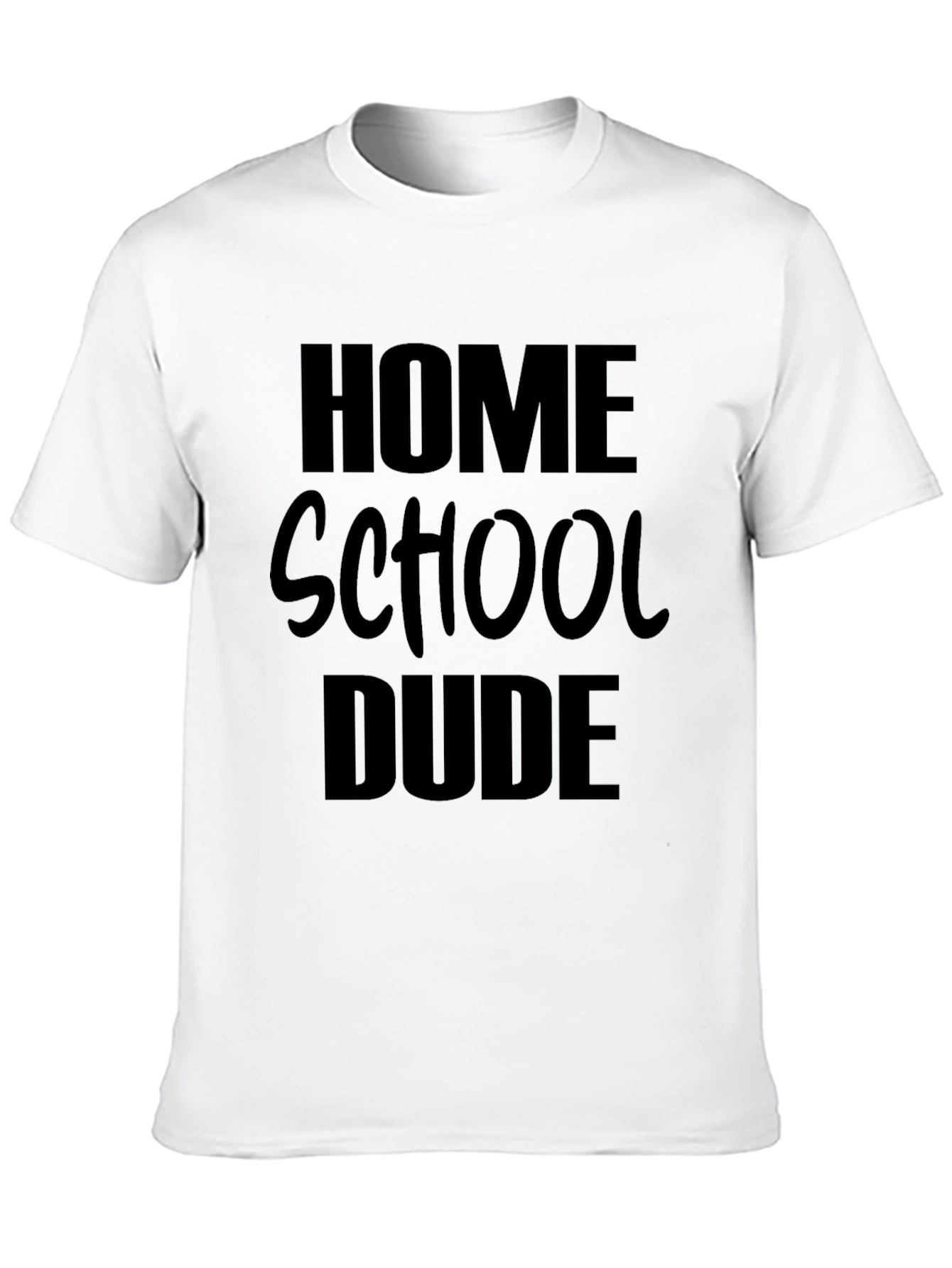 Homeschool Dude Black T-Shirt