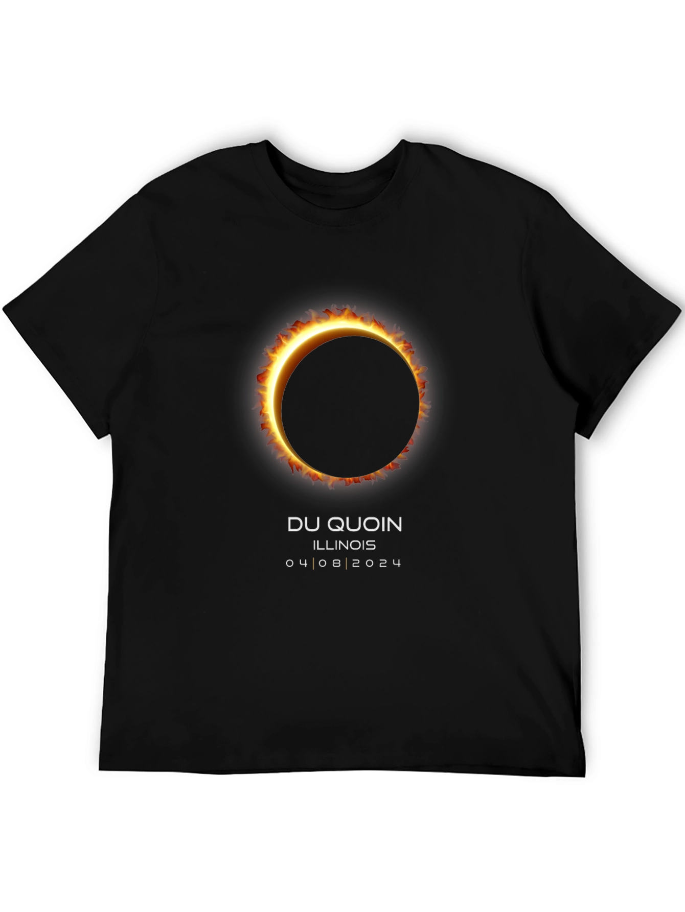 Total Solar Eclipse Du Quoin Illinois 2024 T-Shirt
