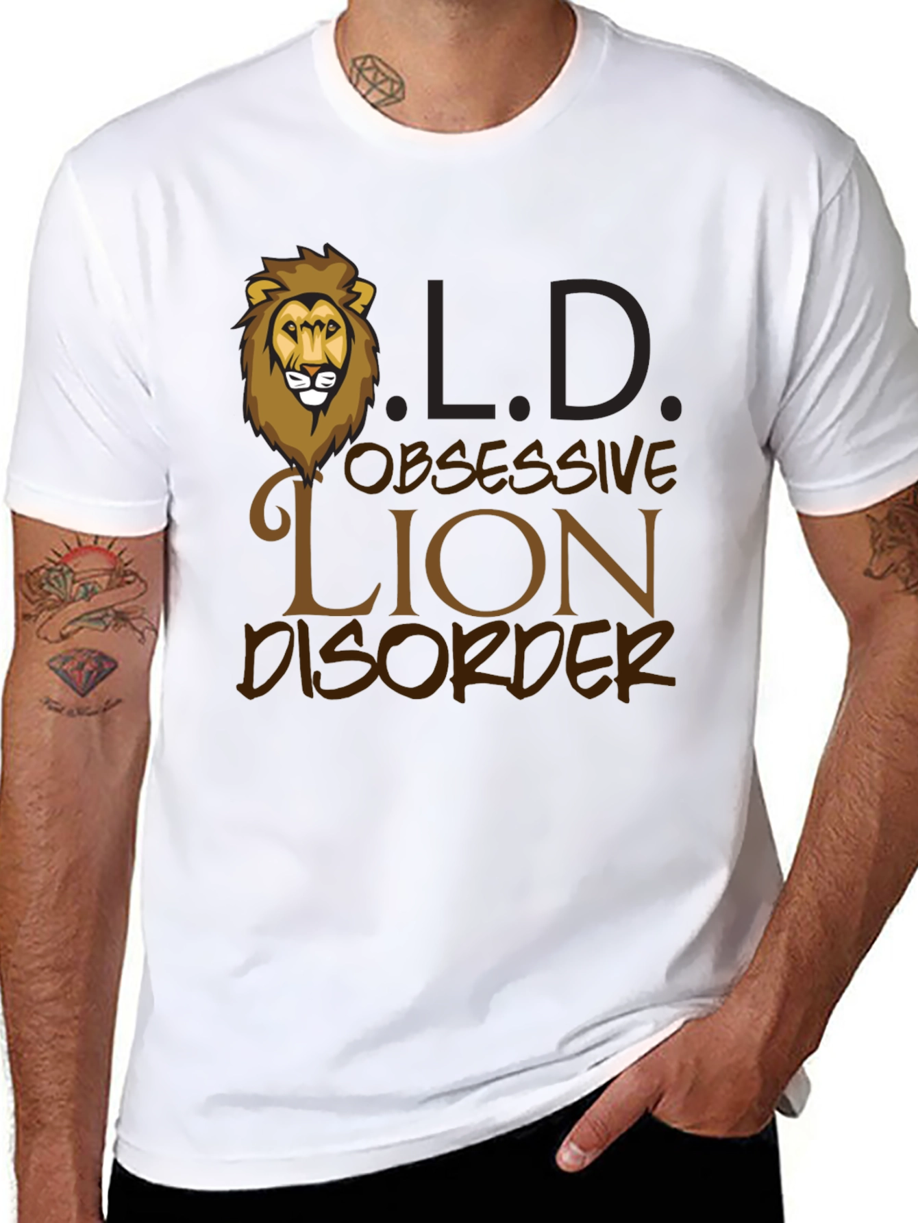 Obsessive Lion Disorder Graphic T-Shirt
