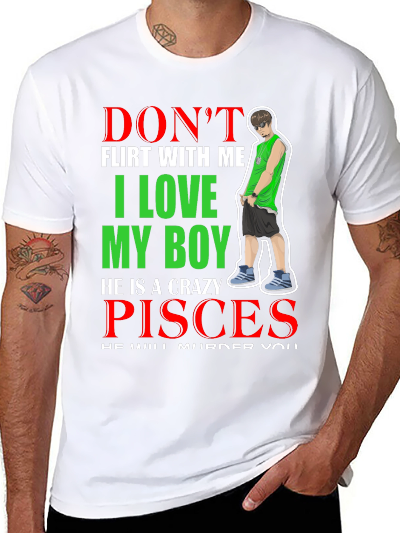 Dont Flirt With Me I Love My Boy T-Shirt