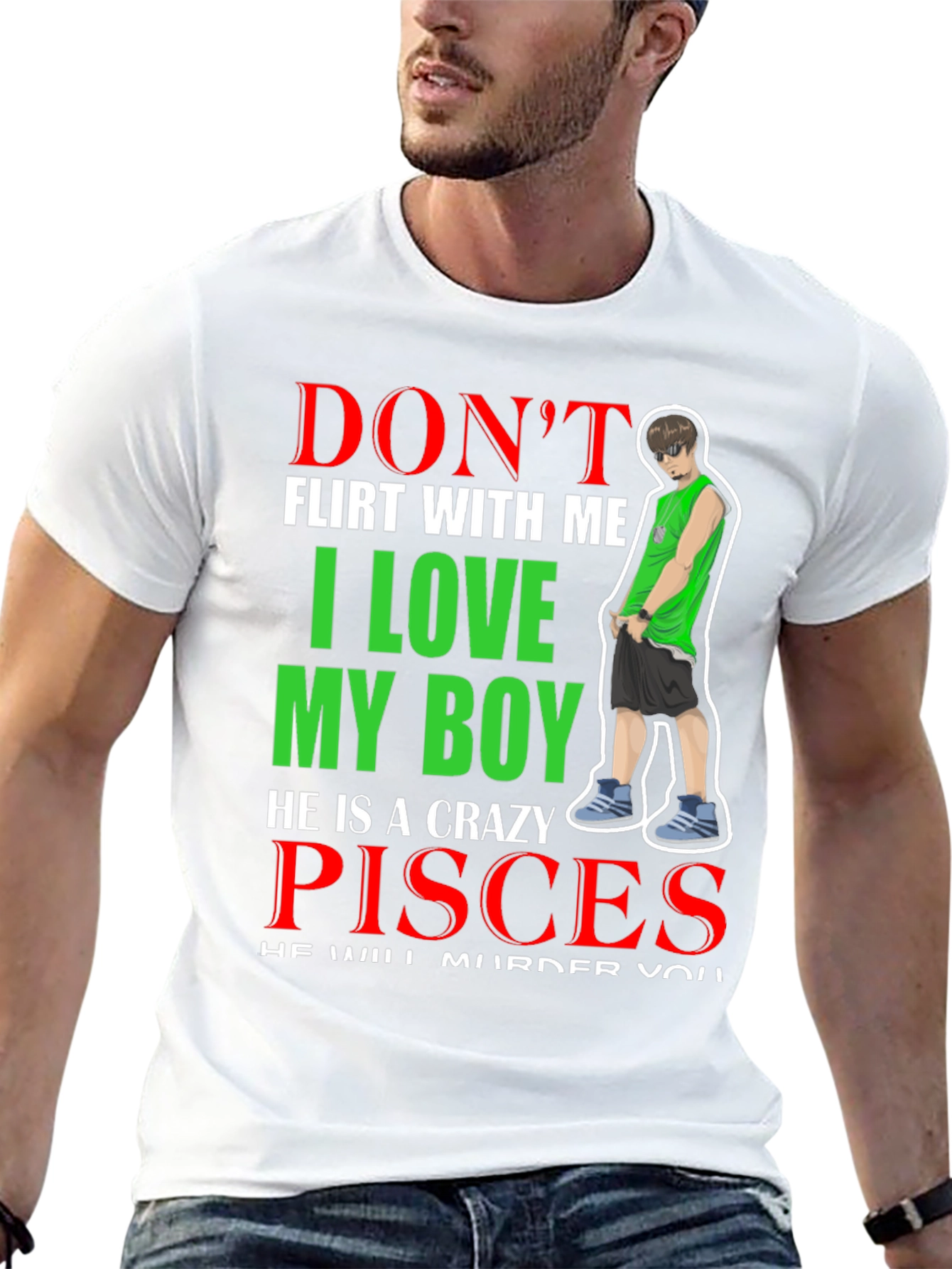 Dont Flirt With Me I Love My Boy T-Shirt