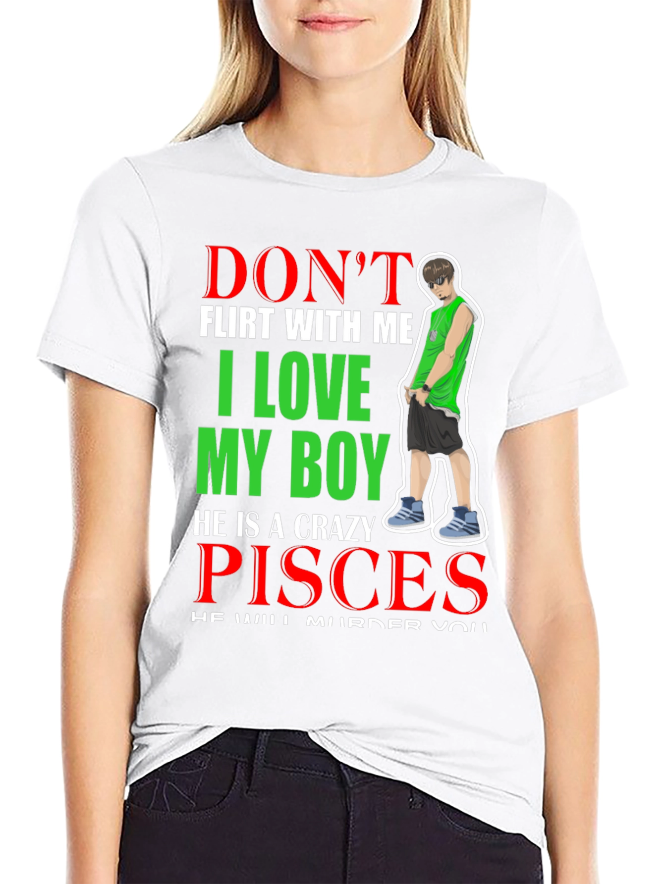 Dont Flirt With Me I Love My Boy T-Shirt