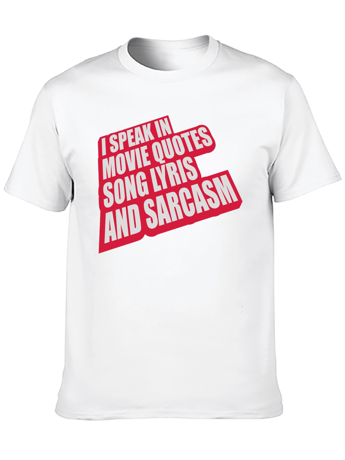 Movie Quotes & Sarcasm Black T-Shirt