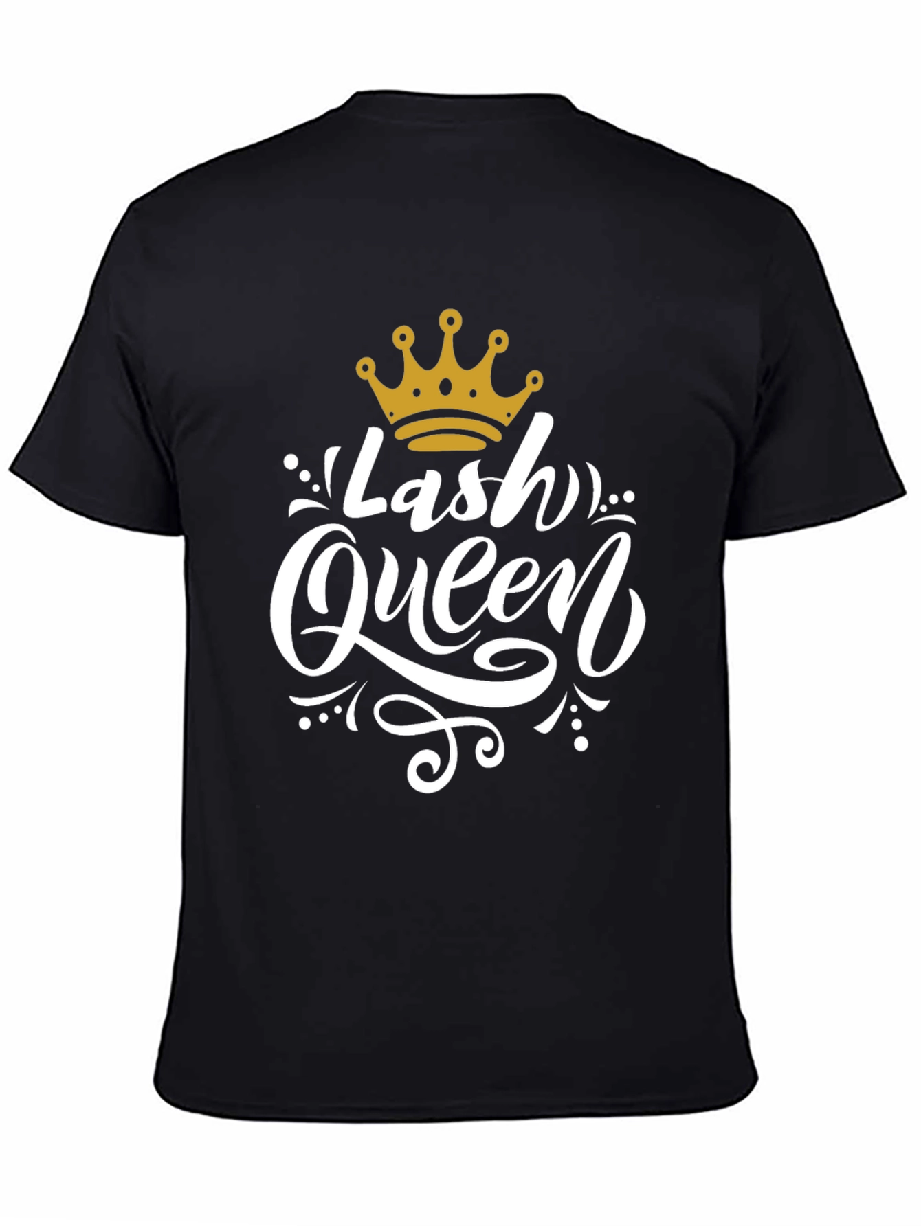 Lash Queen Black T-Shirt - Stylish Graphic Tee