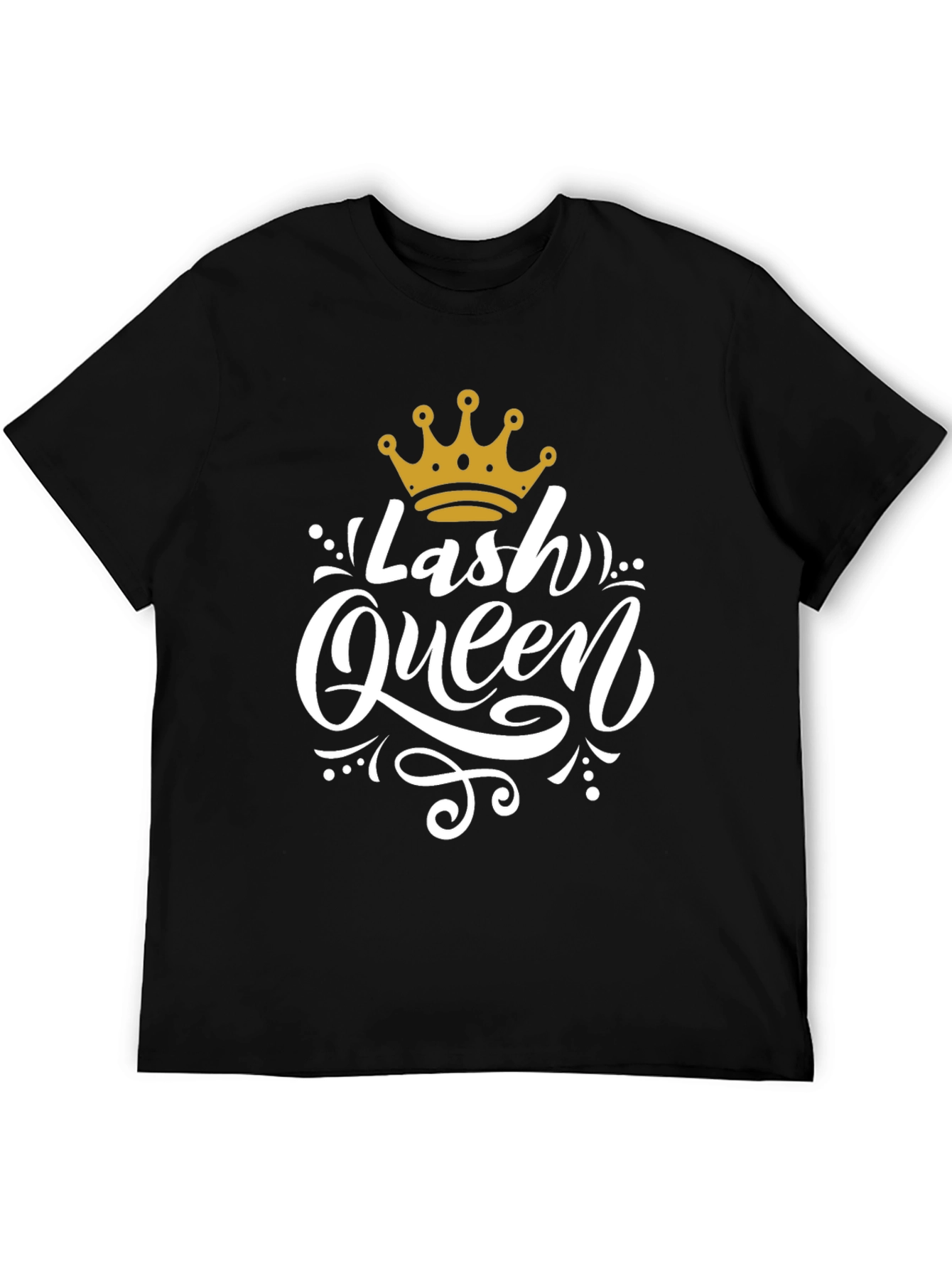 Lash Queen Black T-Shirt - Stylish Graphic Tee