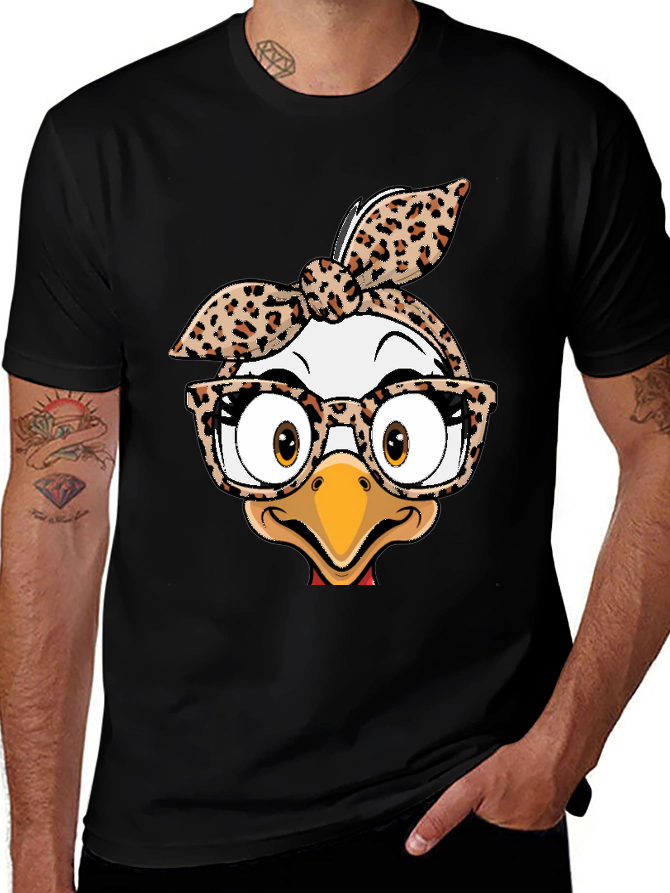 Funny Turkey Face T-Shirt