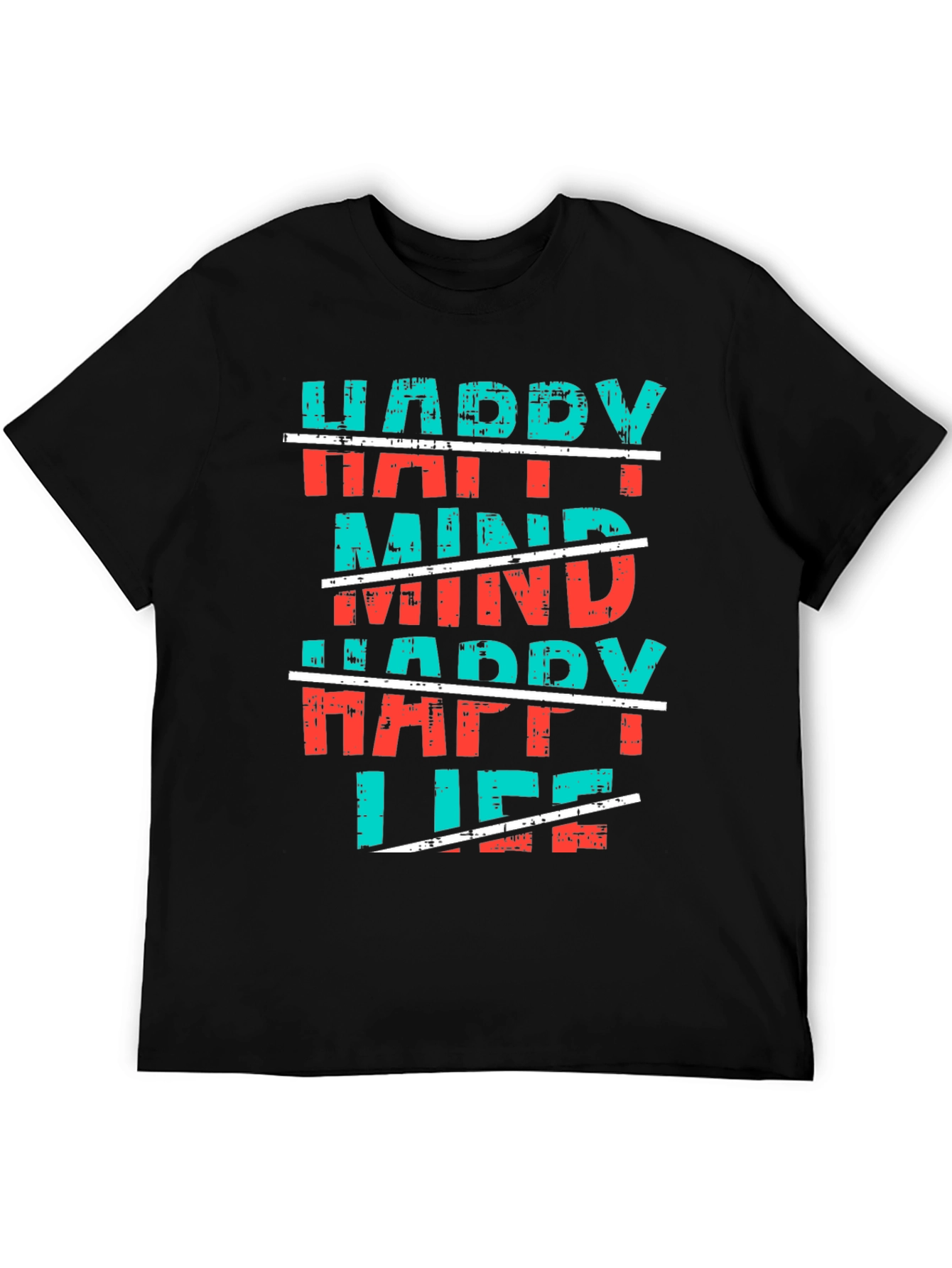 Happy Mind Happy Life Graphic Tee