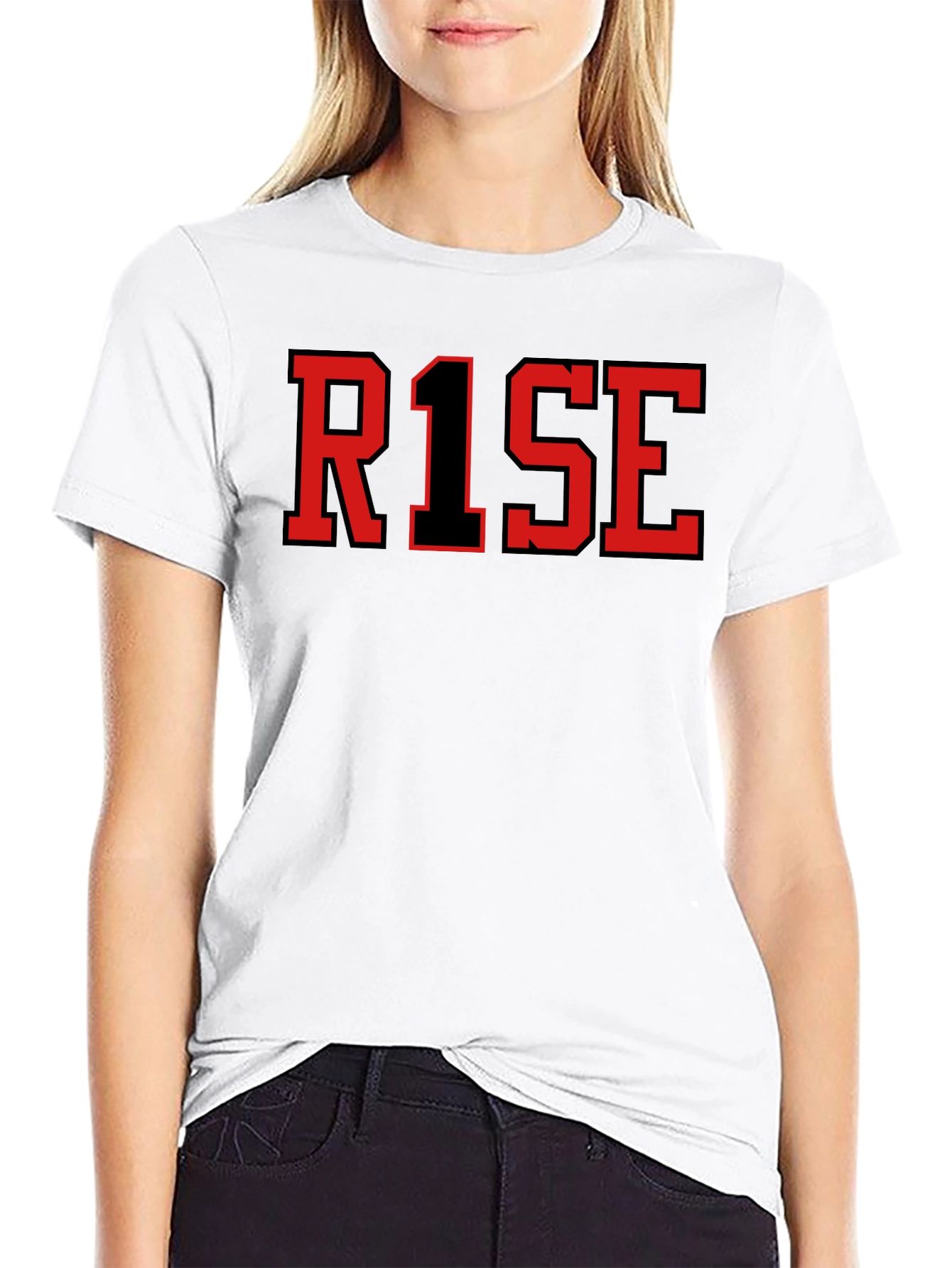 RISE Graphic T-Shirt - Black