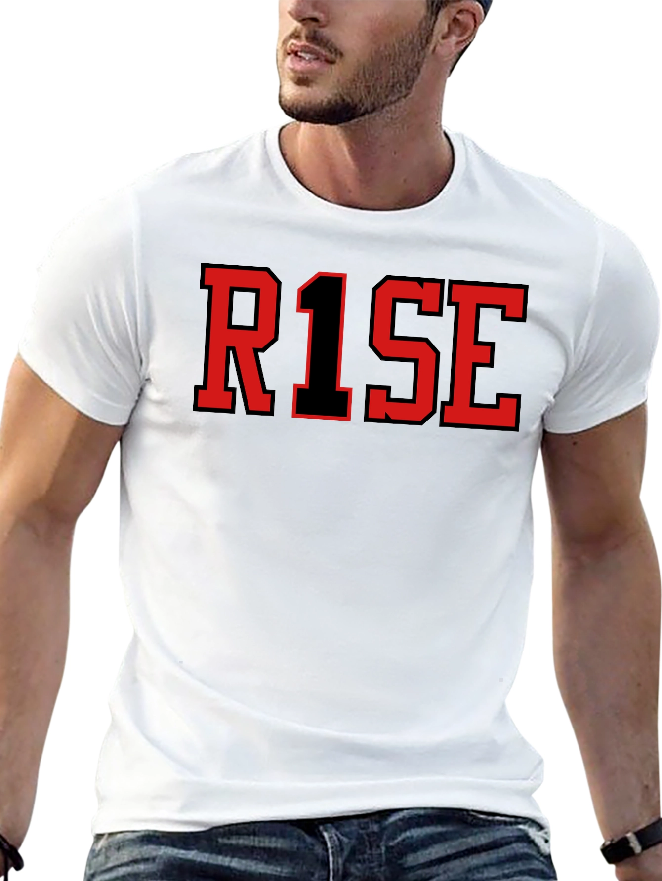 RISE Graphic T-Shirt - Black