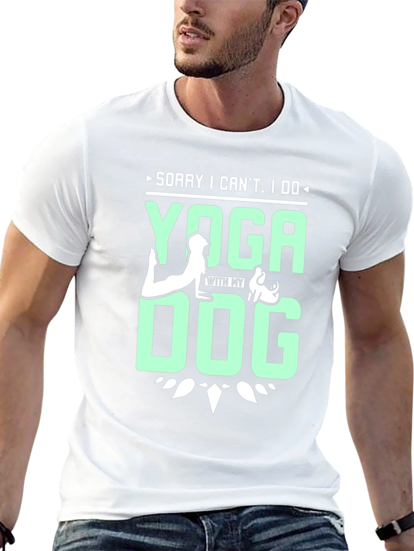 Yoga With My Dog Graphic Tee