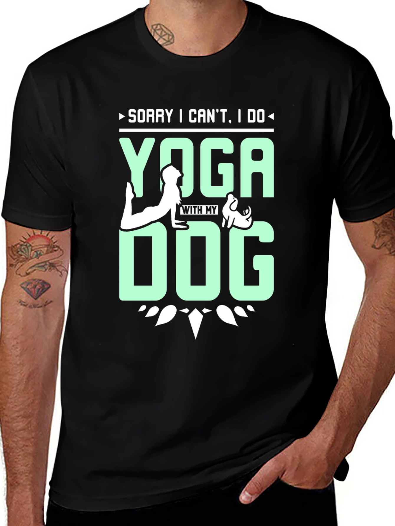 Yoga With My Dog Graphic Tee