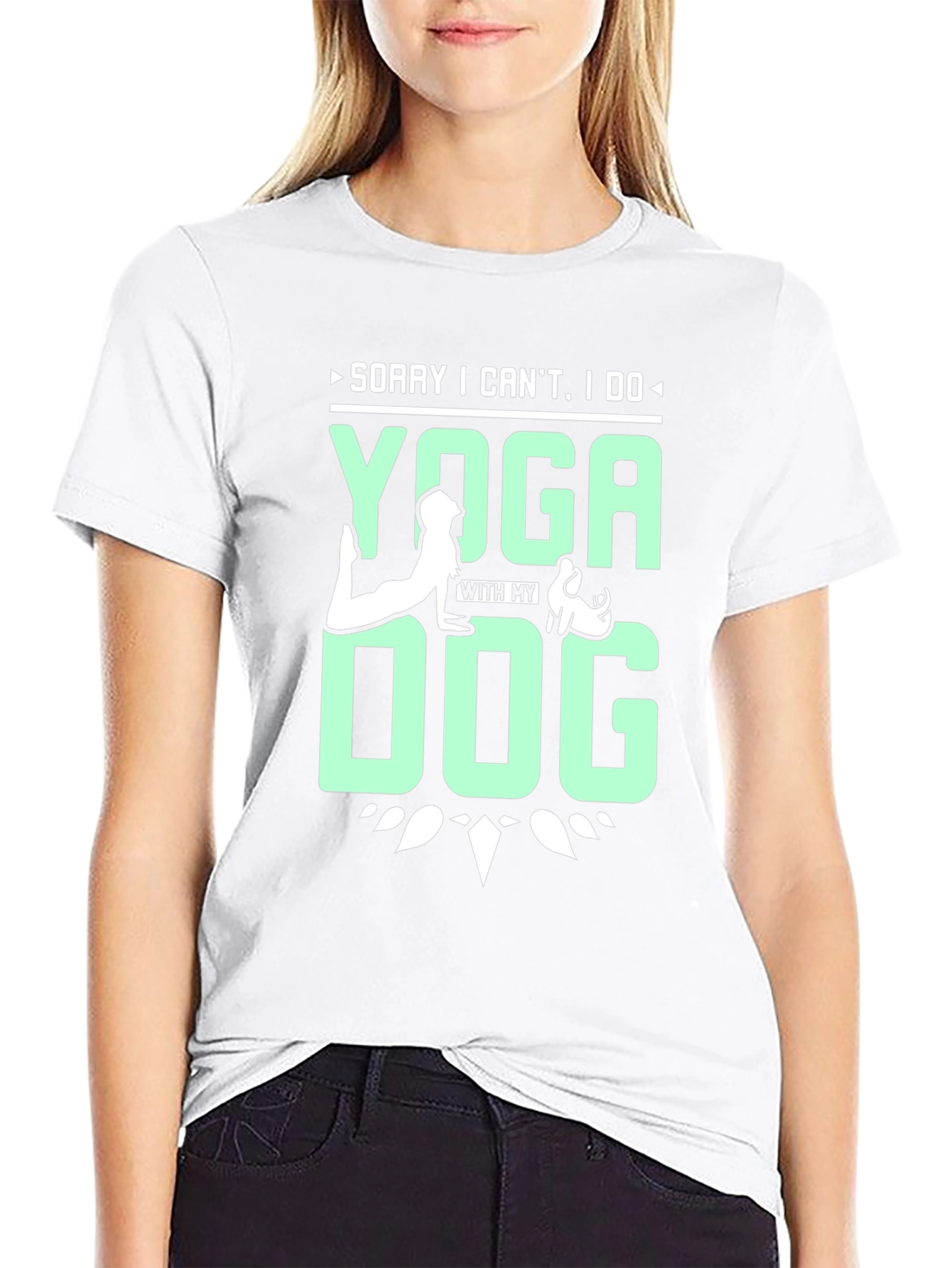 Yoga With My Dog Graphic Tee