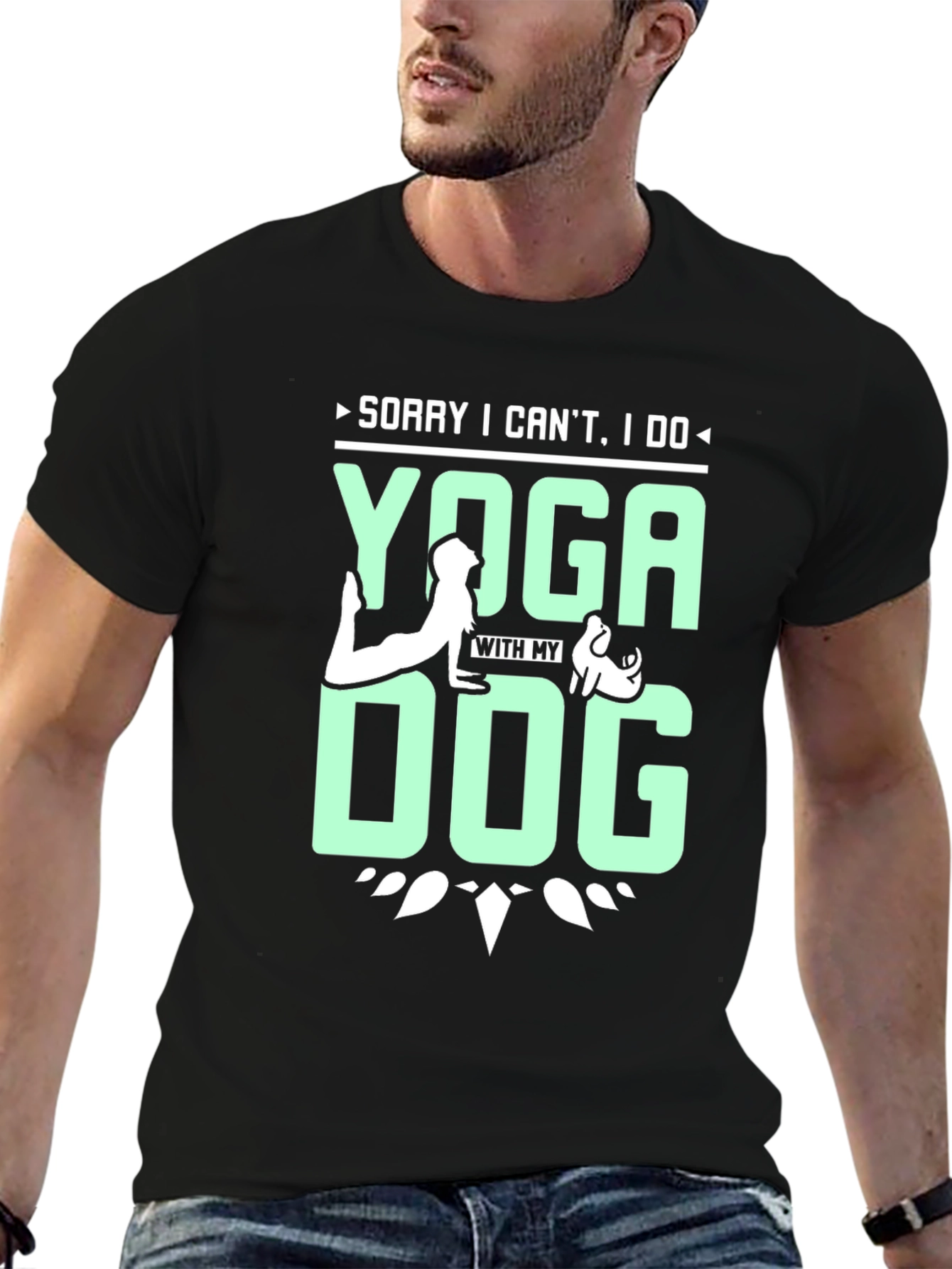 Yoga With My Dog Graphic Tee