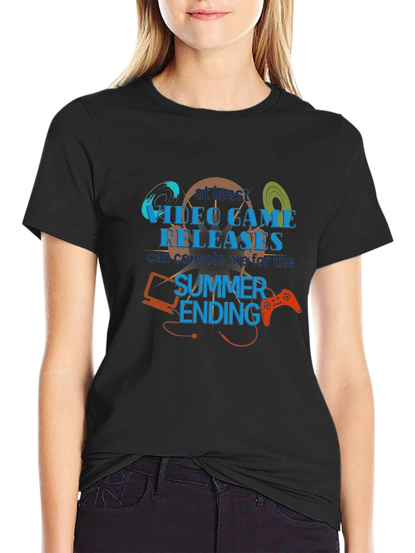 Video Game Releases Summer Ending Graphic Tee