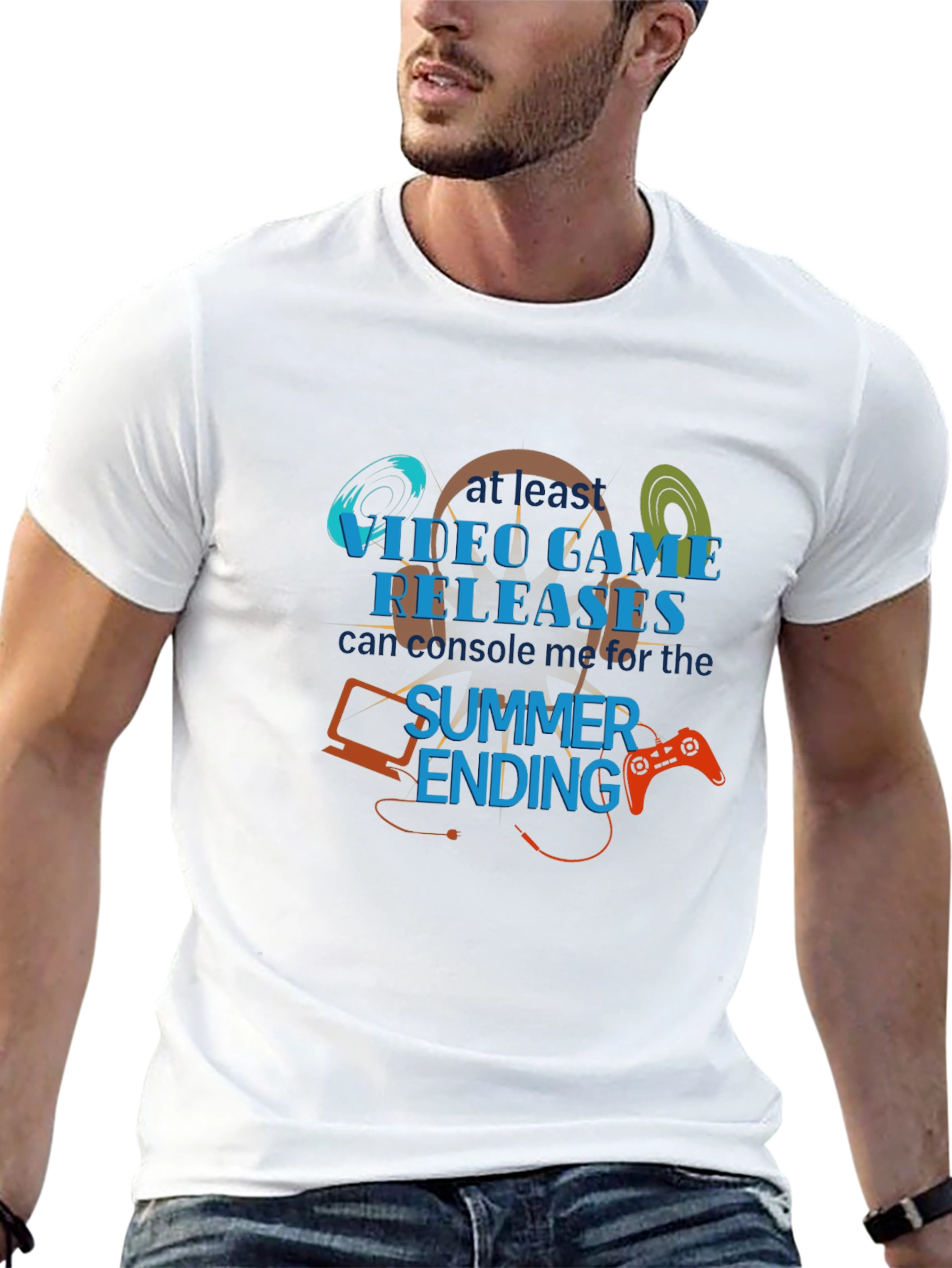 Video Game Releases Summer Ending Graphic Tee