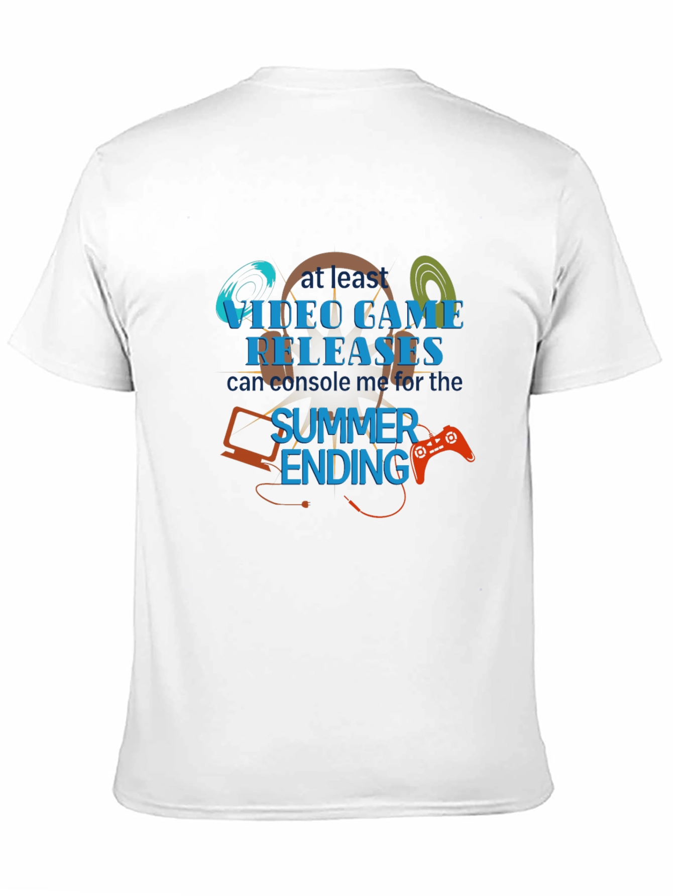 Video Game Releases Summer Ending Graphic Tee