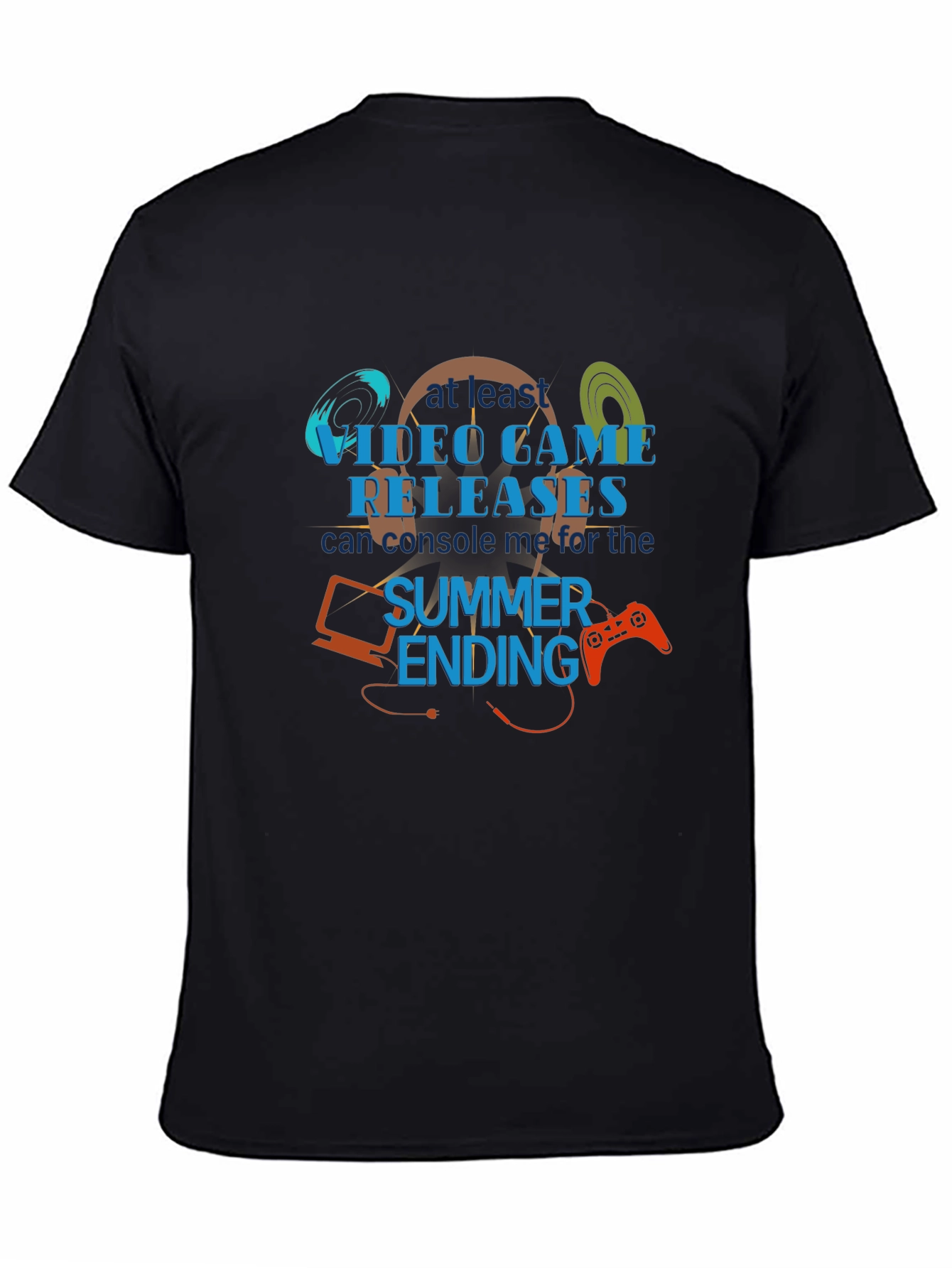 Video Game Releases Summer Ending Graphic Tee