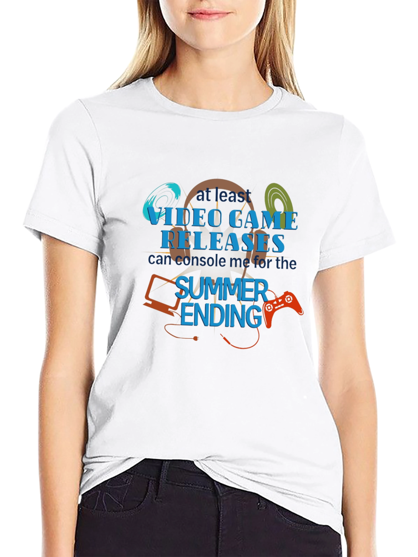 Video Game Releases Summer Ending Graphic Tee