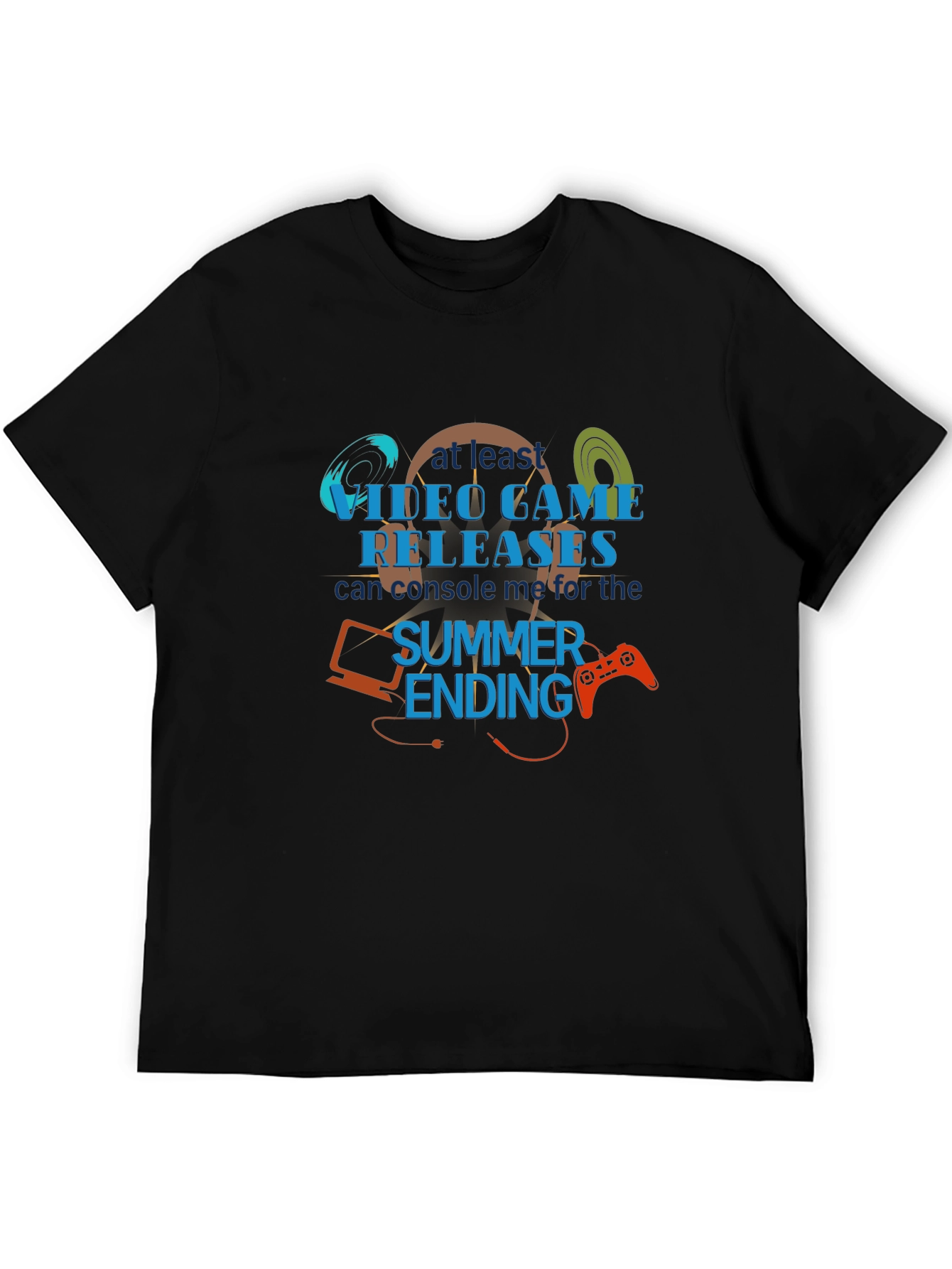 Video Game Releases Summer Ending Graphic Tee