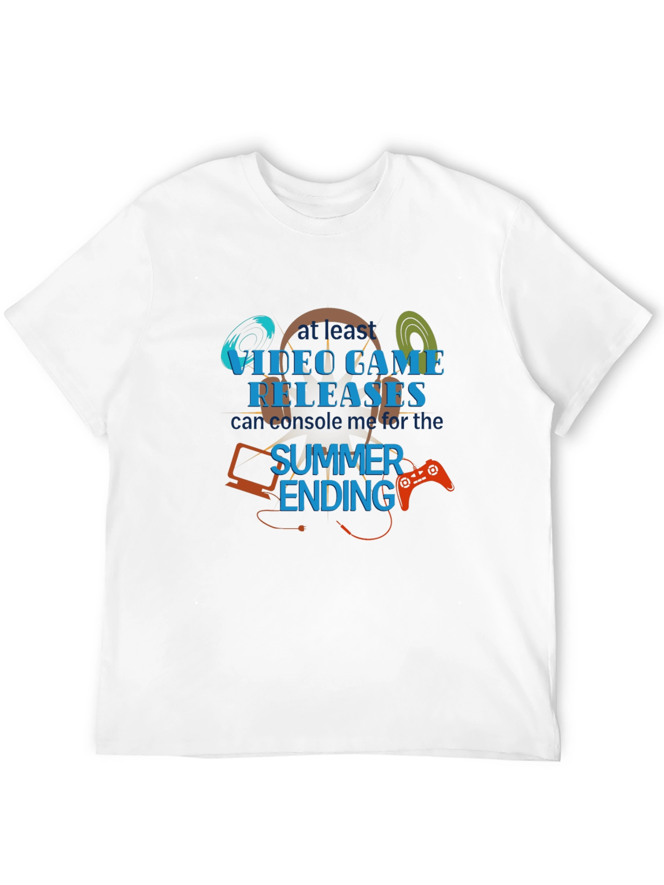 Video Game Releases Summer Ending Graphic Tee