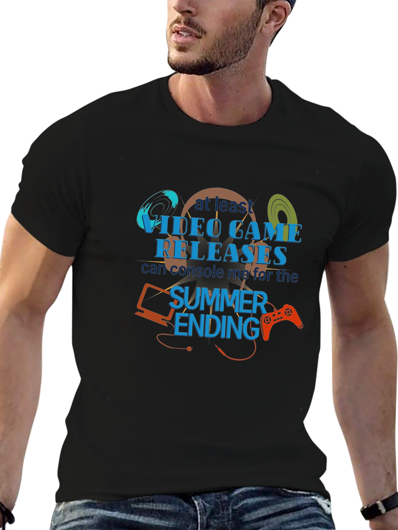 Video Game Releases Summer Ending Graphic Tee