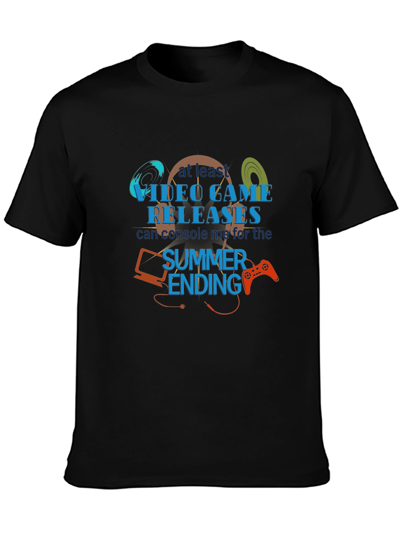Video Game Releases Summer Ending Graphic Tee