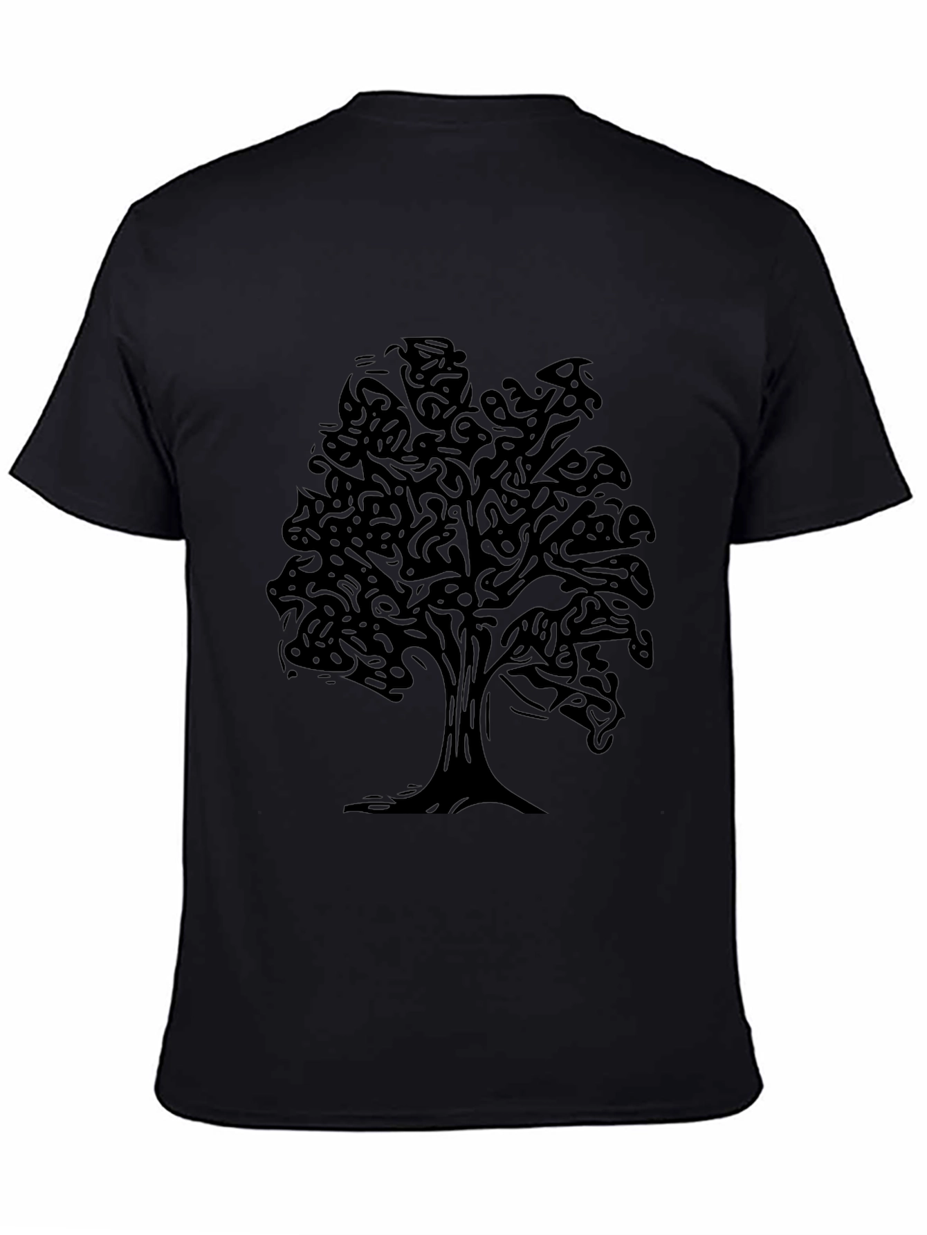 Black Tree Graphic Tee - Stylish Casual Wear