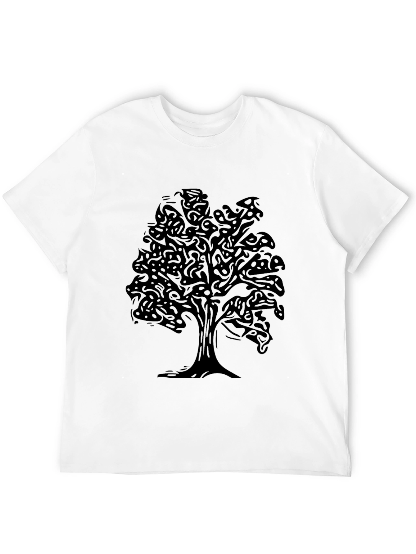 Black Tree Graphic Tee - Stylish Casual Wear