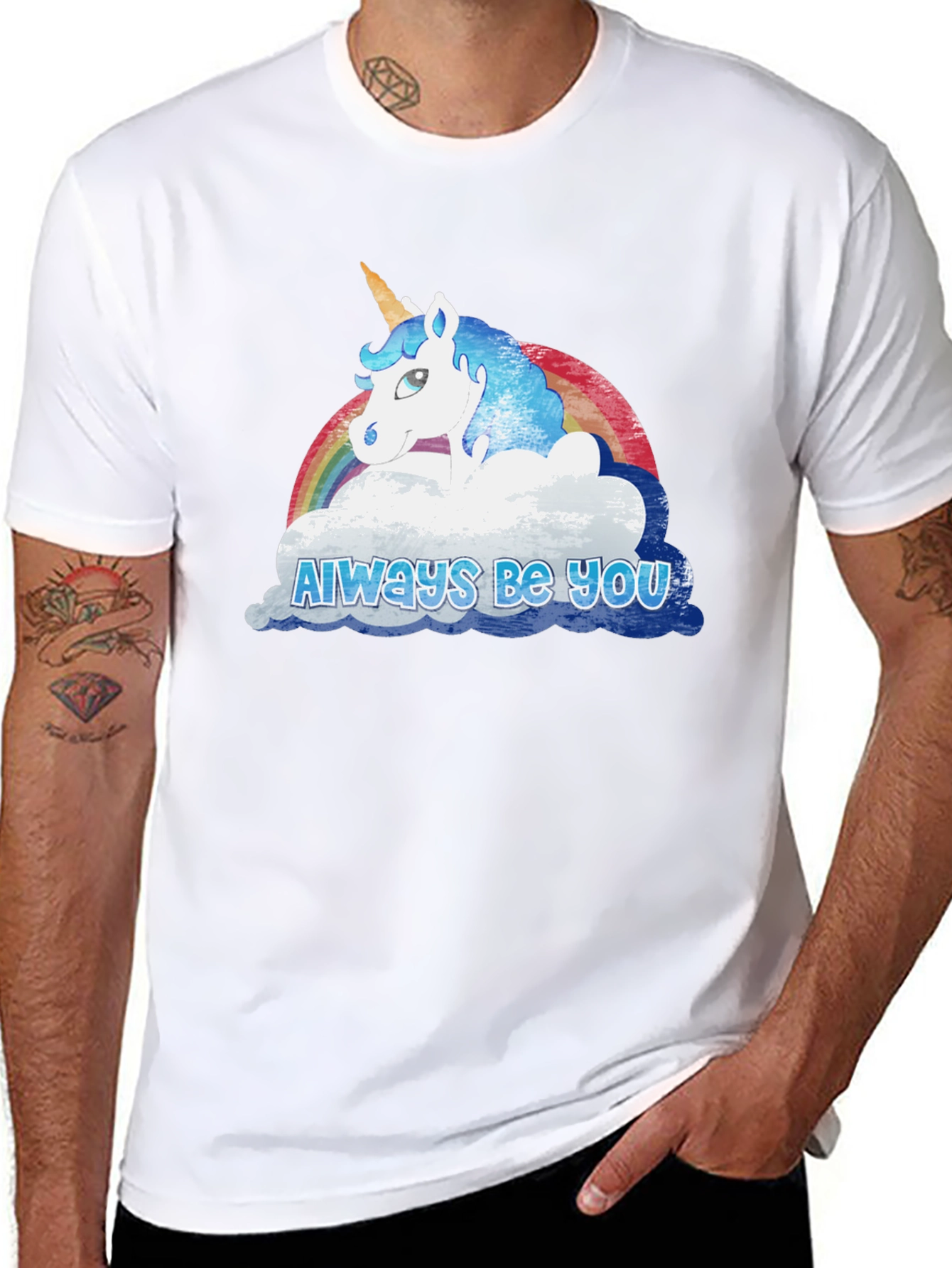 Always Be You Unicorn Graphic T-Shirt