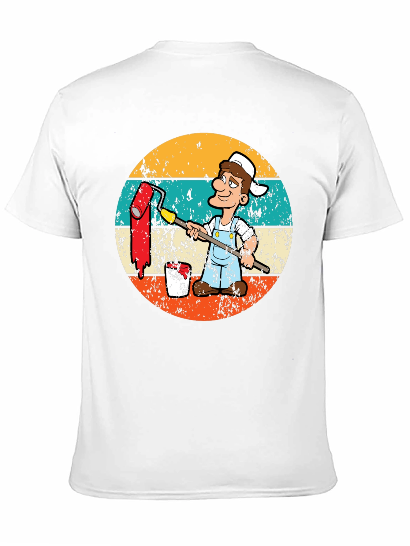 Painter Cartoon Retro T-Shirt