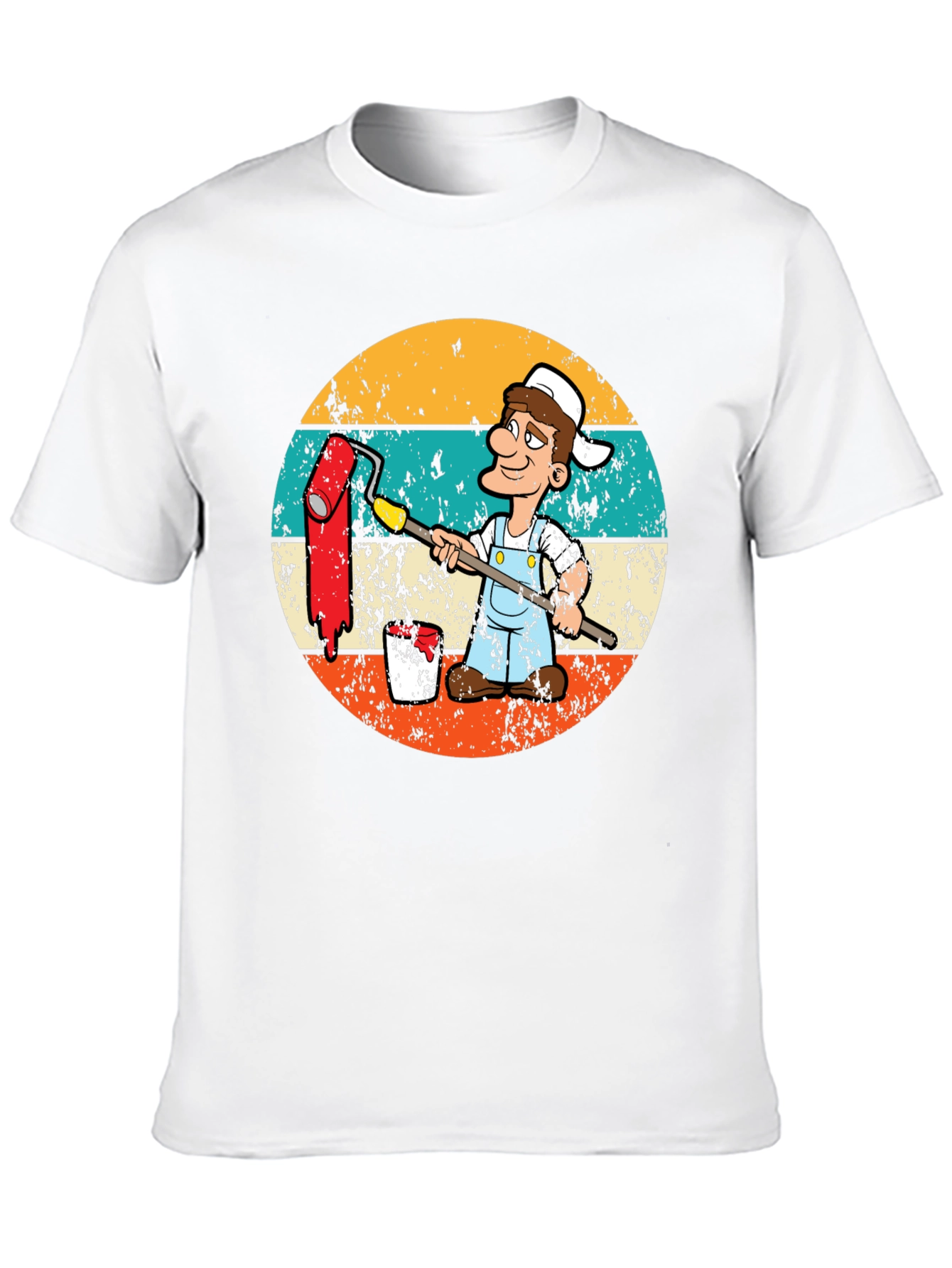 Painter Cartoon Retro T-Shirt