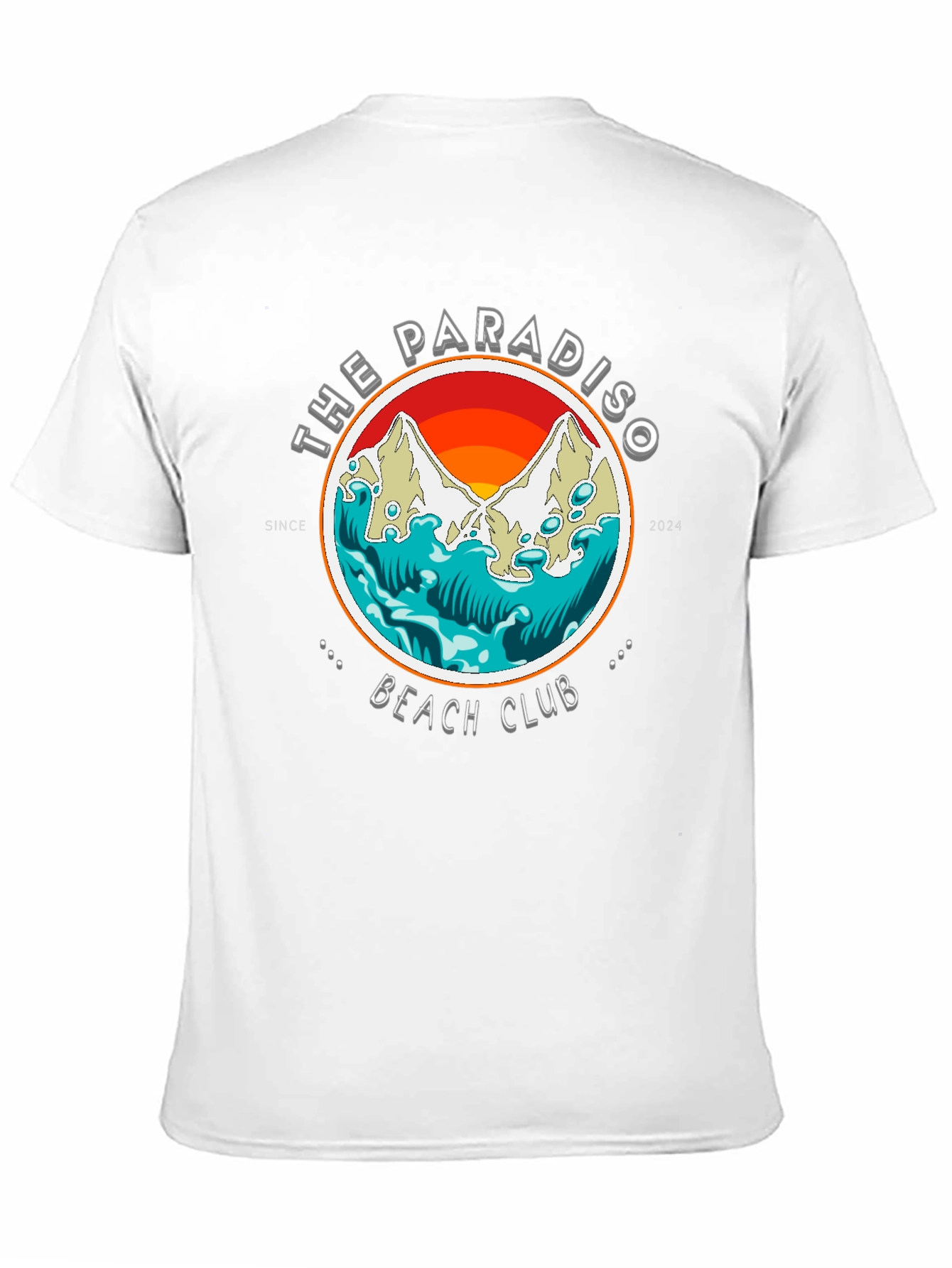 The Paradiso Beach Club Black Graphic Tee