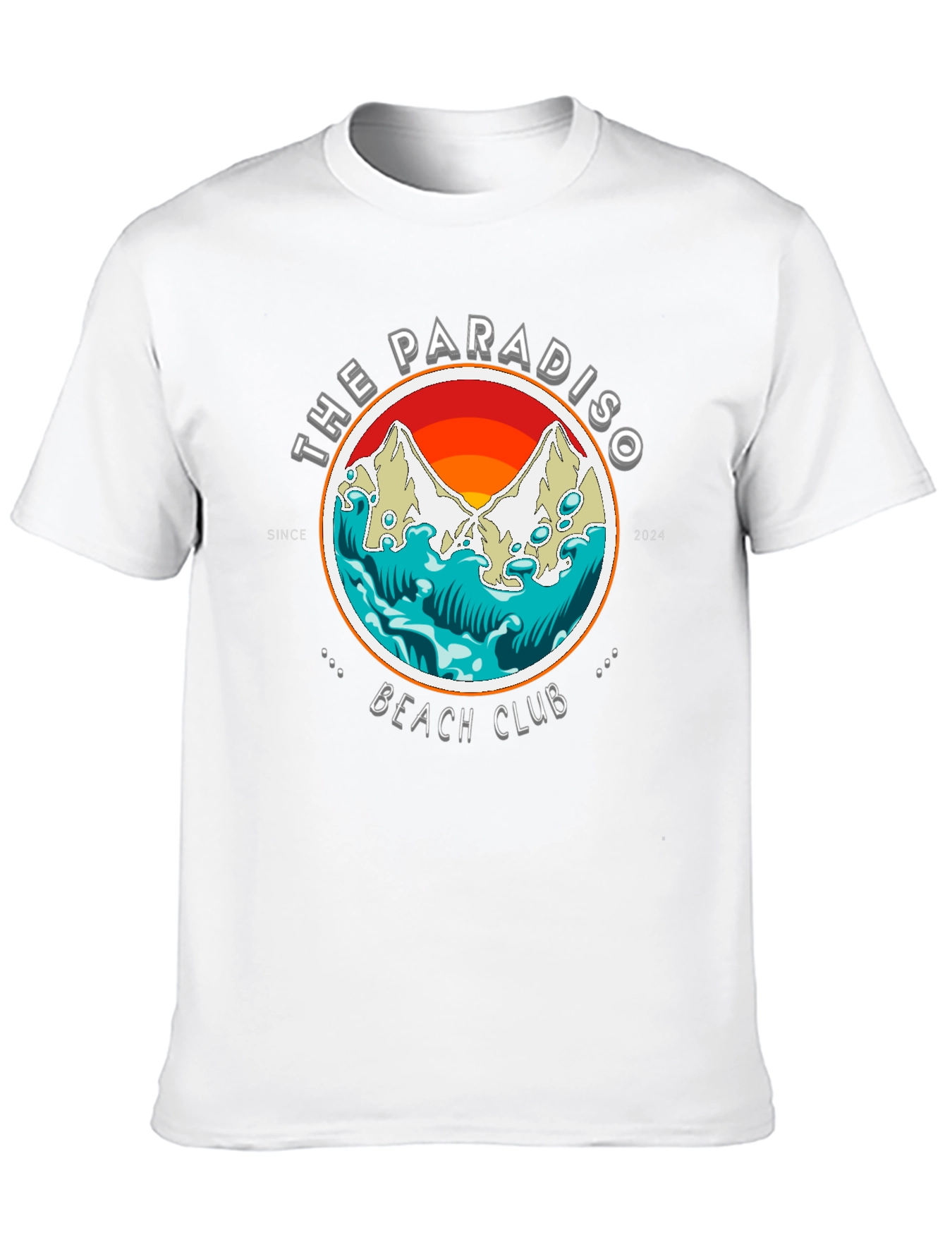 The Paradiso Beach Club Black Graphic Tee